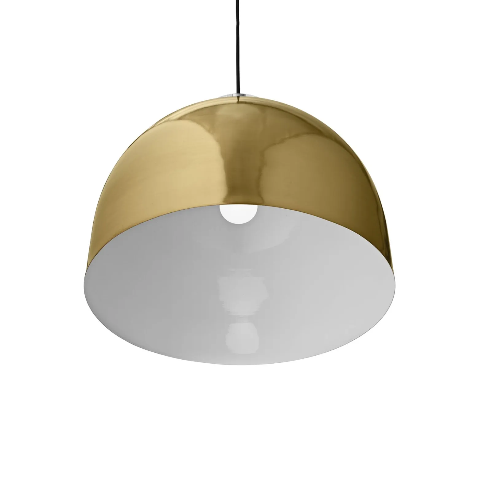 AYTM Hängeleuchte Luceo, rund, gold, Ø 45 cm