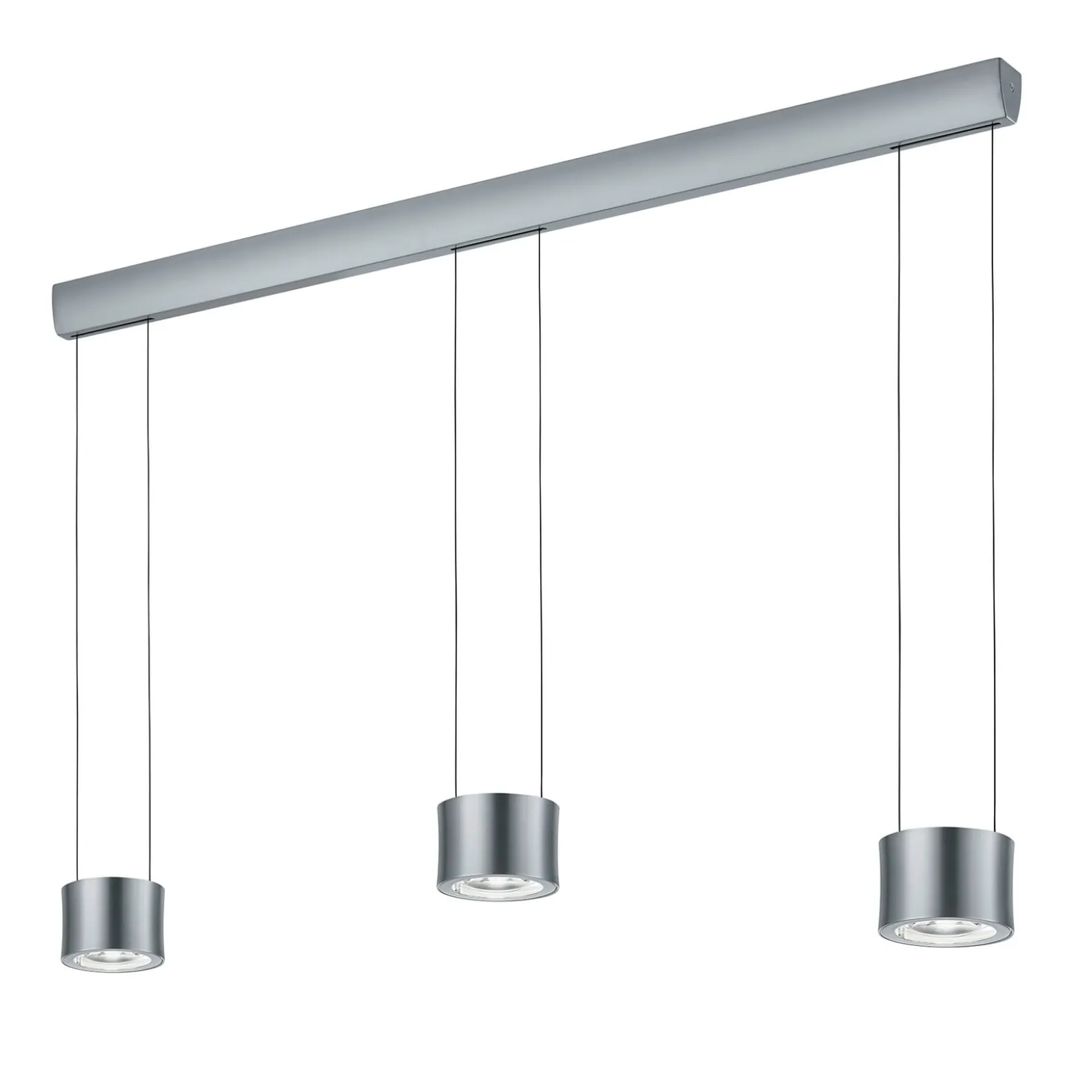 BANKAMP Impulse LED-Hängeleuchte 3-flammig nickel