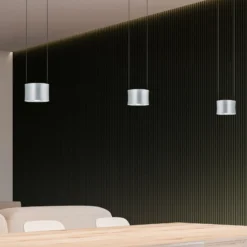 BANKAMP Impulse LED-Hängeleuchte 3-flammig nickel