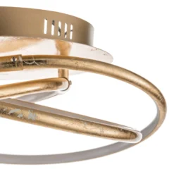 Barna - eine golden gestaltete LED-Deckenlampe