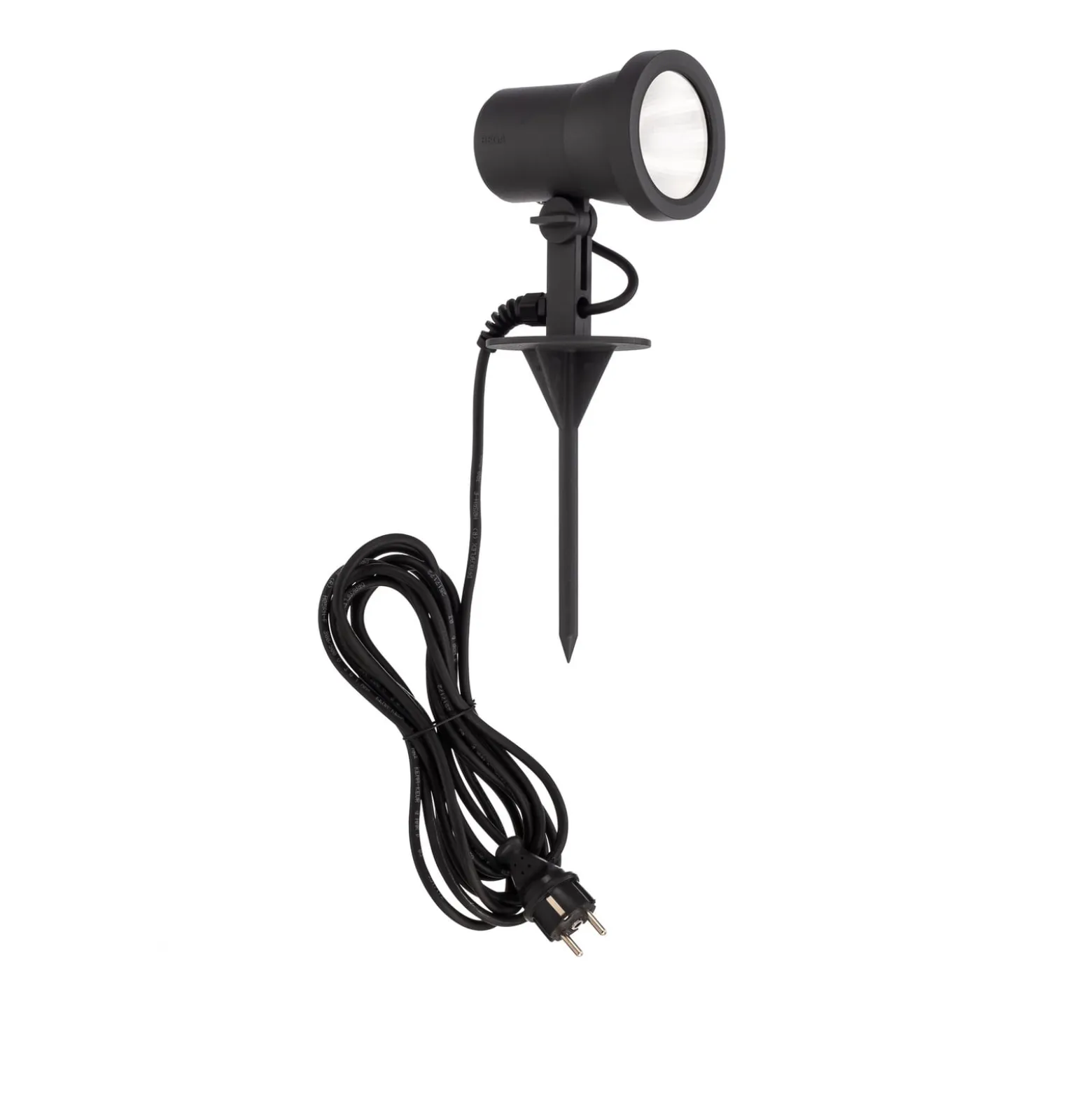 BEGA LED-Außenstrahler 85009, grafit, Aluminiumguss, Stecker