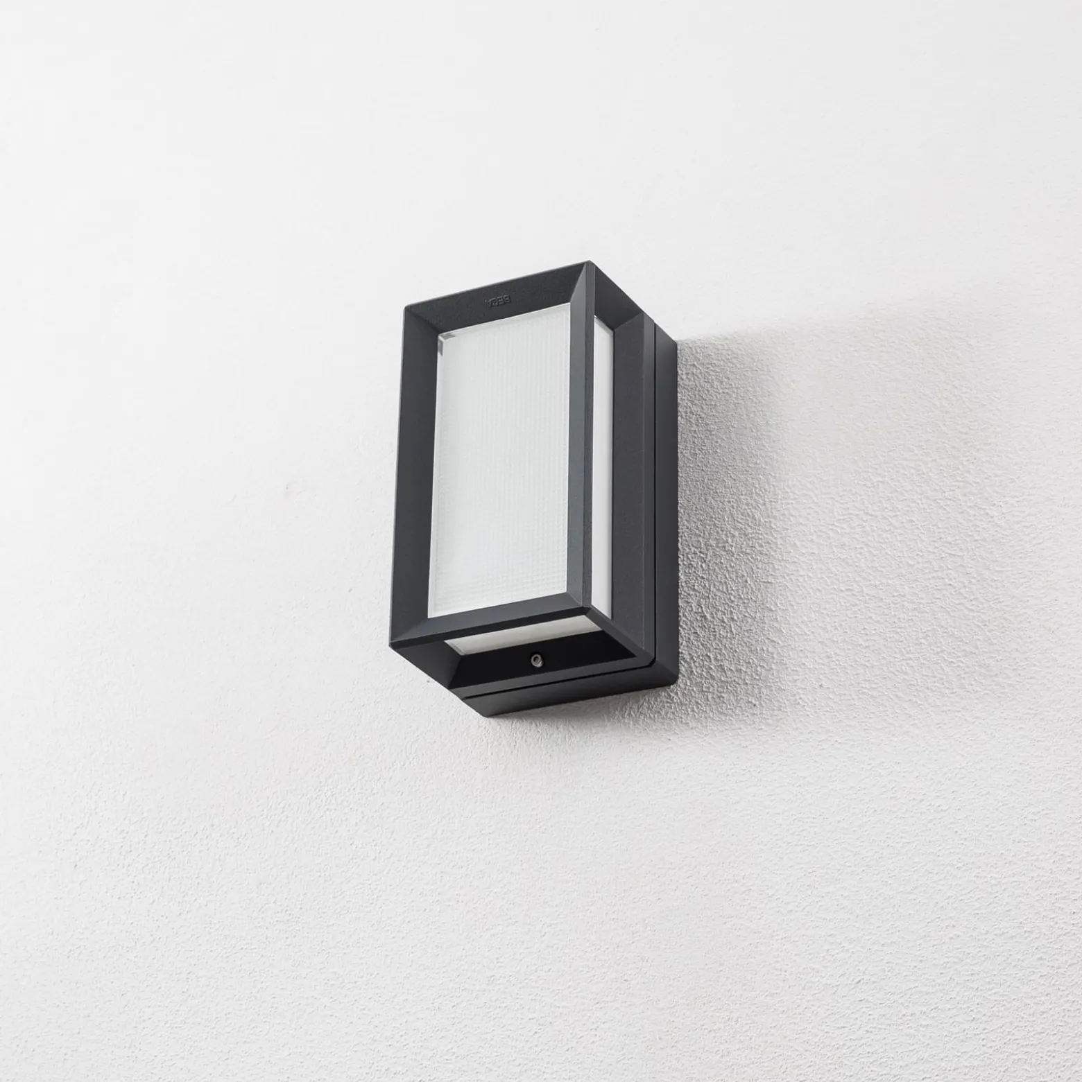 BEGA LED-Außenwandlampe 22750, grafit, Metall, CCT, IP65