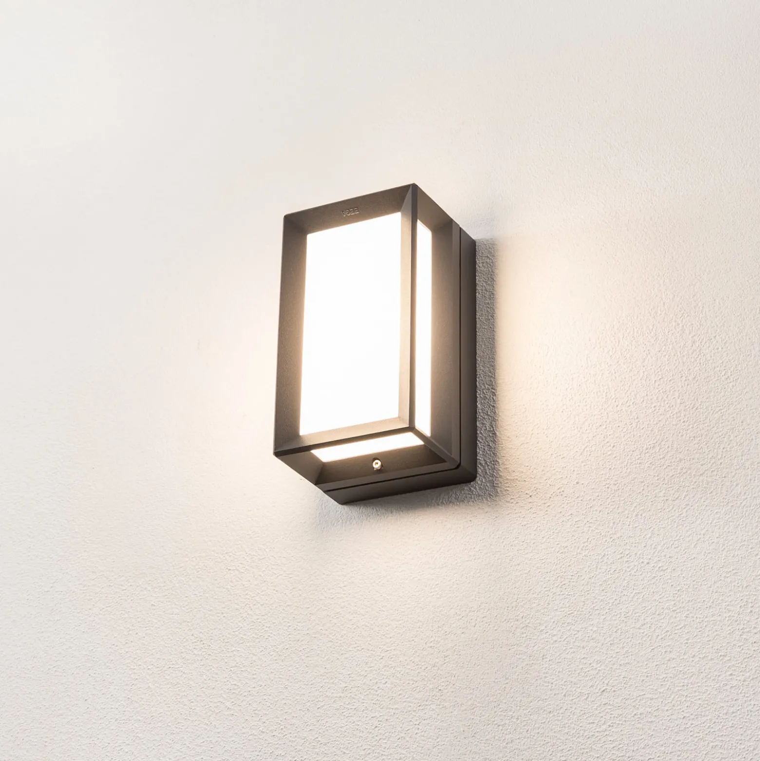 BEGA LED-Außenwandlampe 22750, grafit, Metall, CCT, IP65