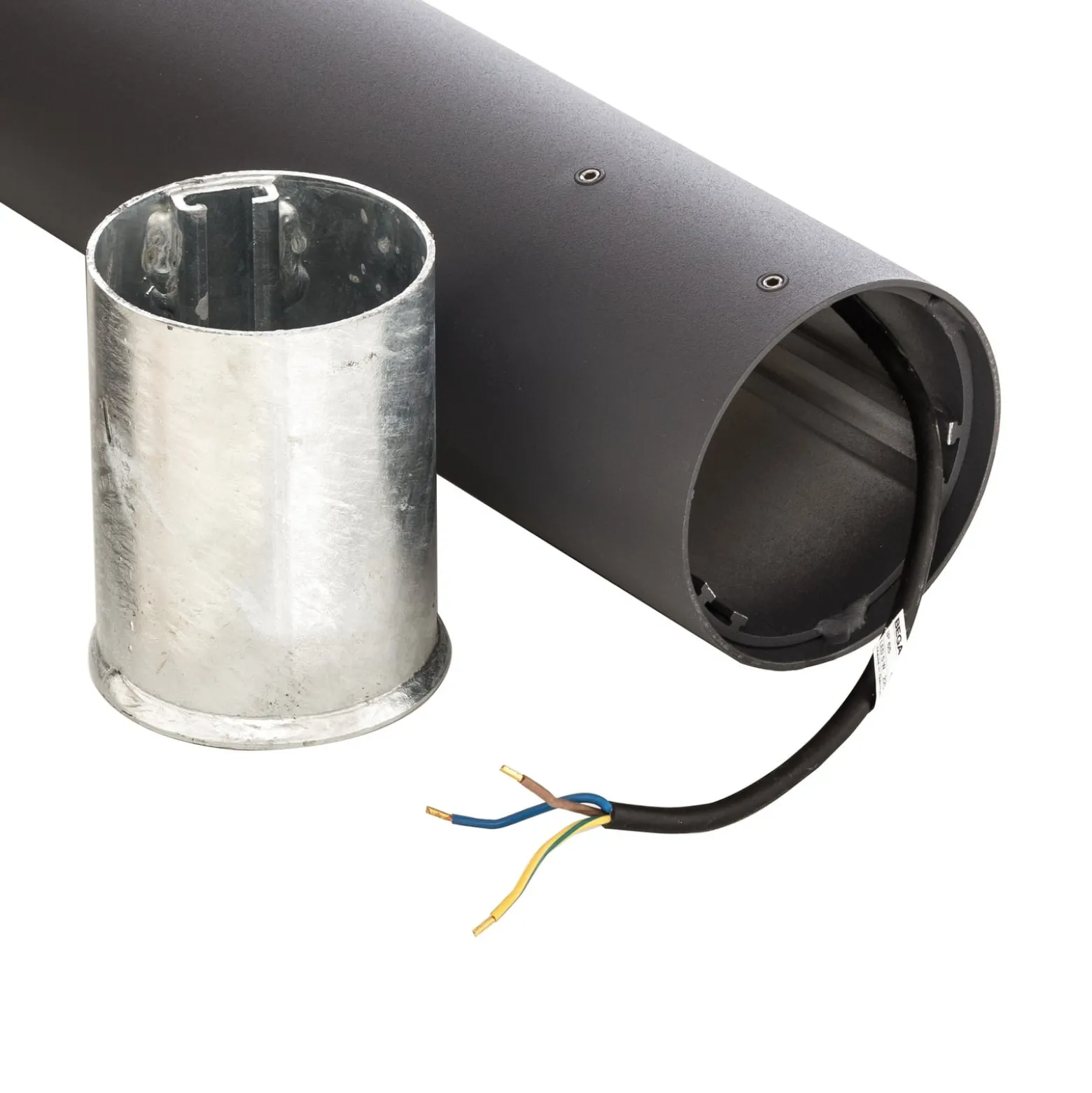 BEGA Wegeleuchte 84417 K3, grafit, 3.000 K, Aluminiumguss