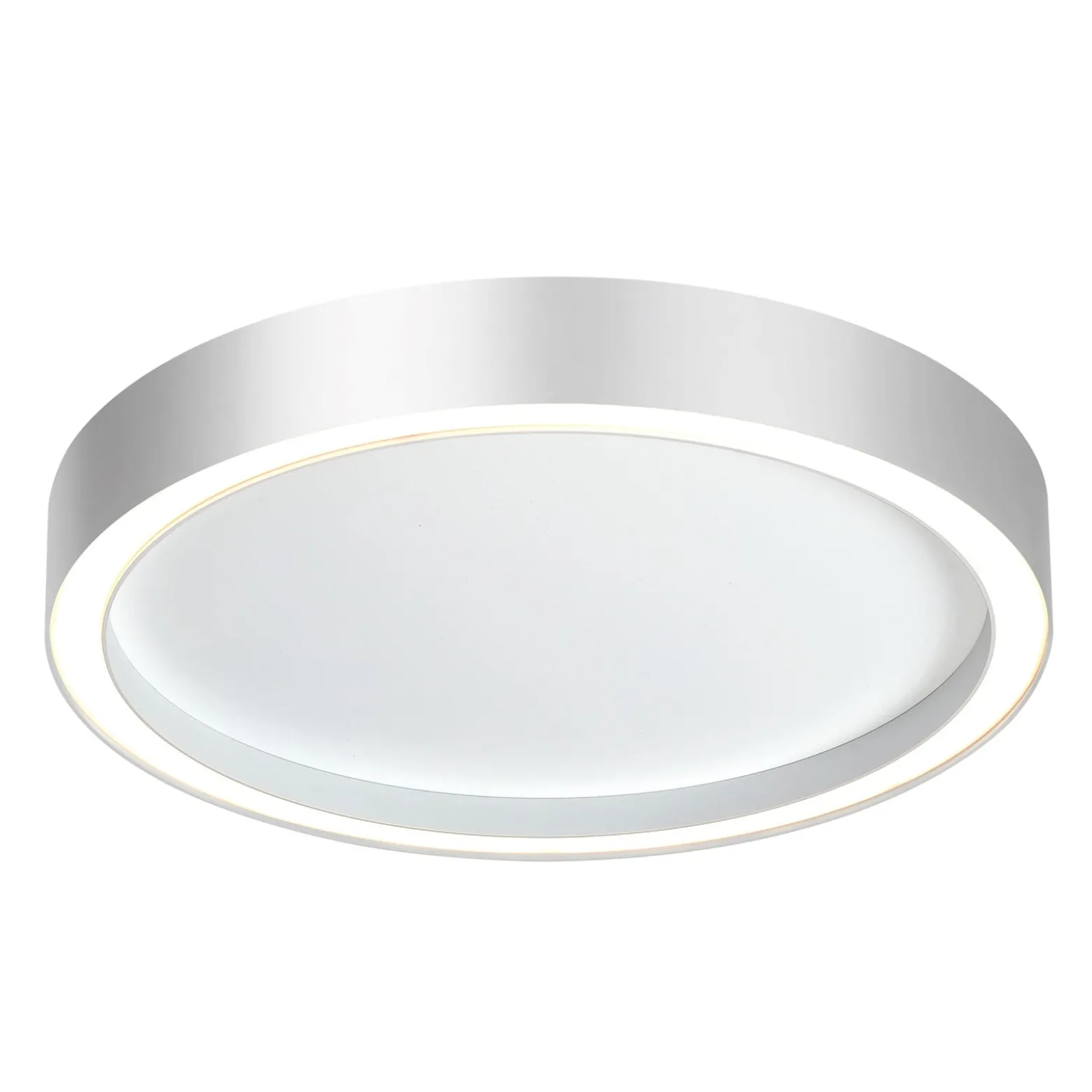 Bopp Aura LED-Deckenlampe Ø 40cm weiß/aluminium