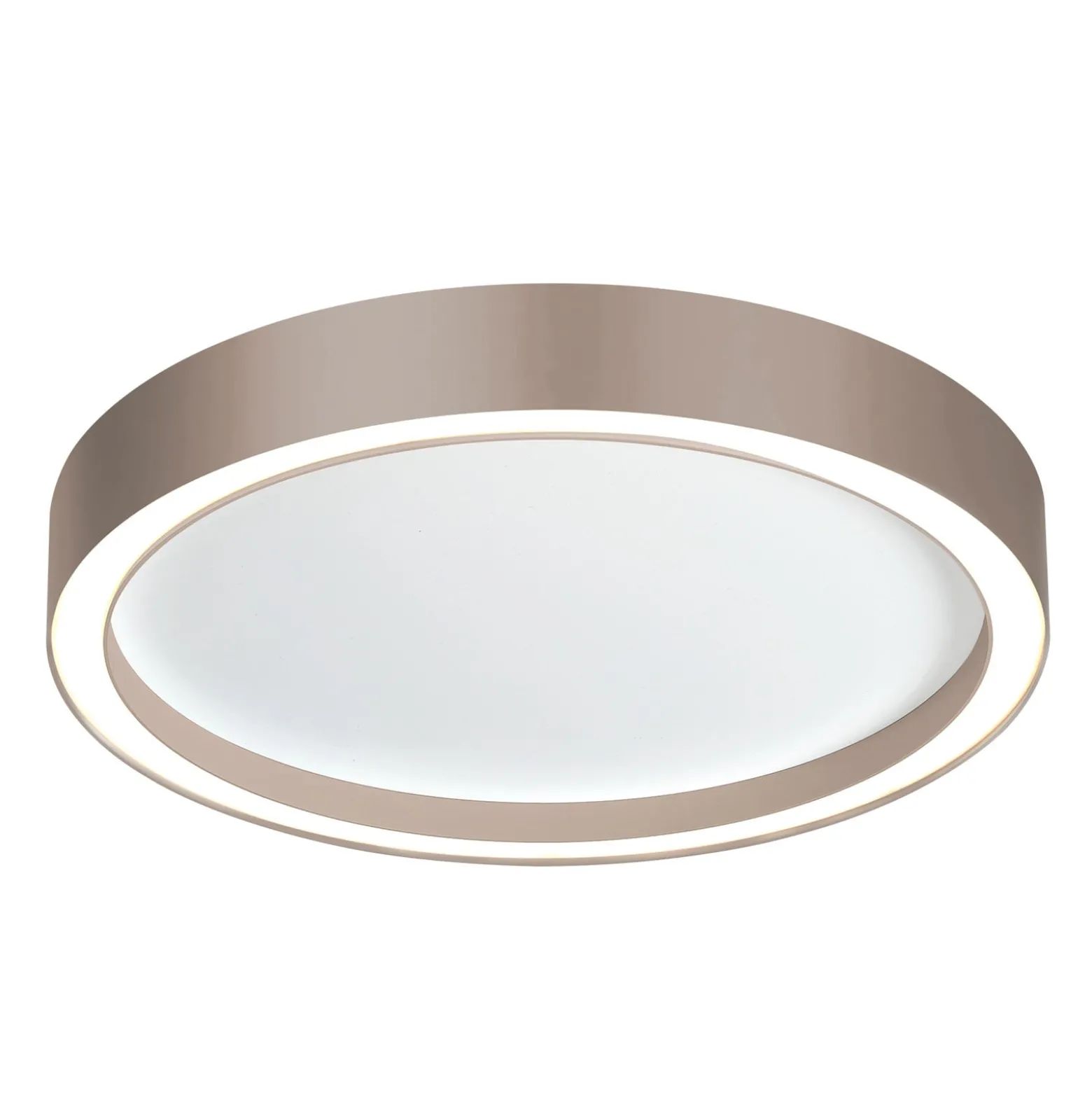 Bopp Aura LED-Deckenleuchte Ø 30cm weiß/taupe