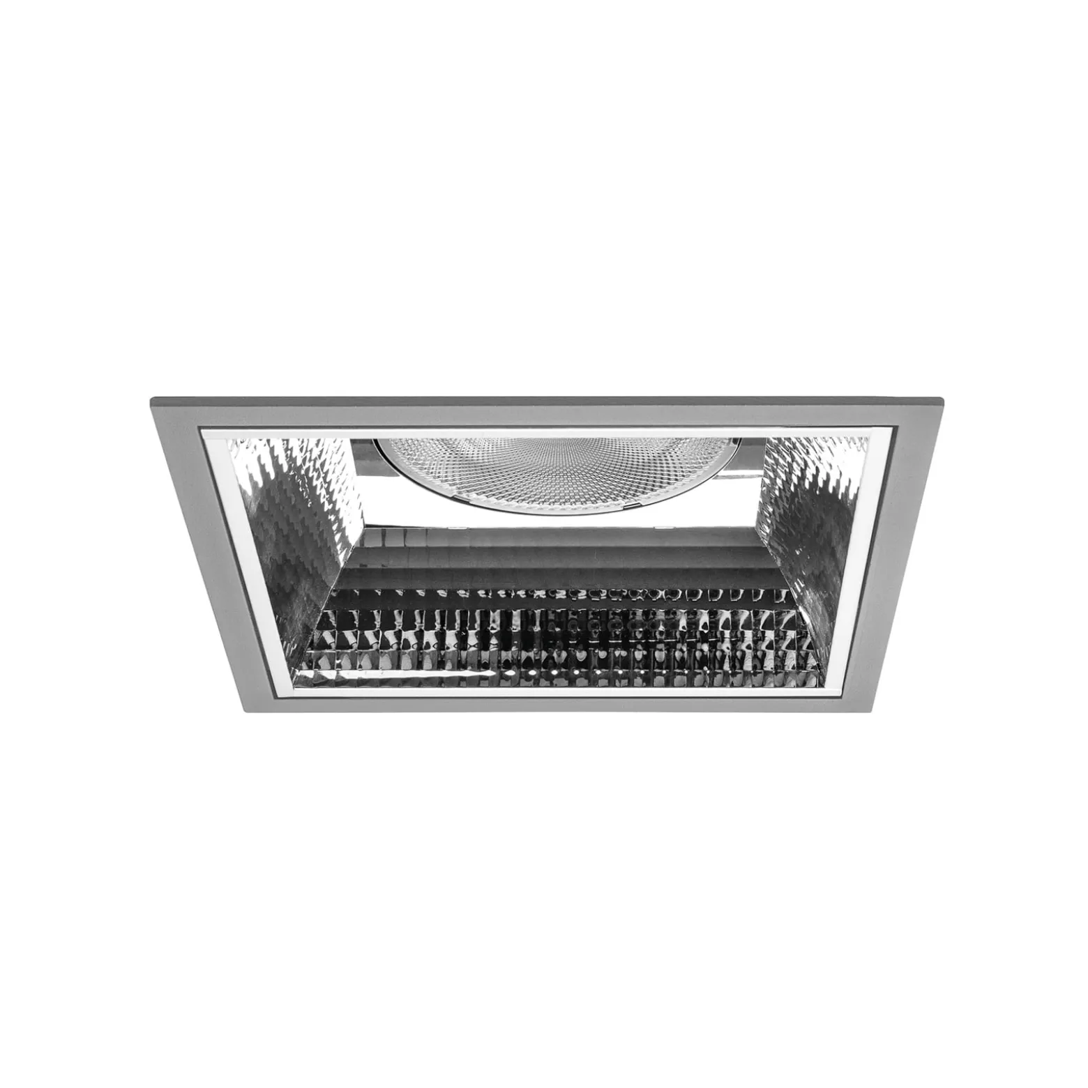 BRUMBERG Apollo Maxi facettiert, eckig, 4.000 K, silber