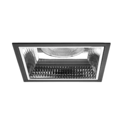 BRUMBERG Apollo Mega, facettiert, eckig, 3.000 K, schwarz