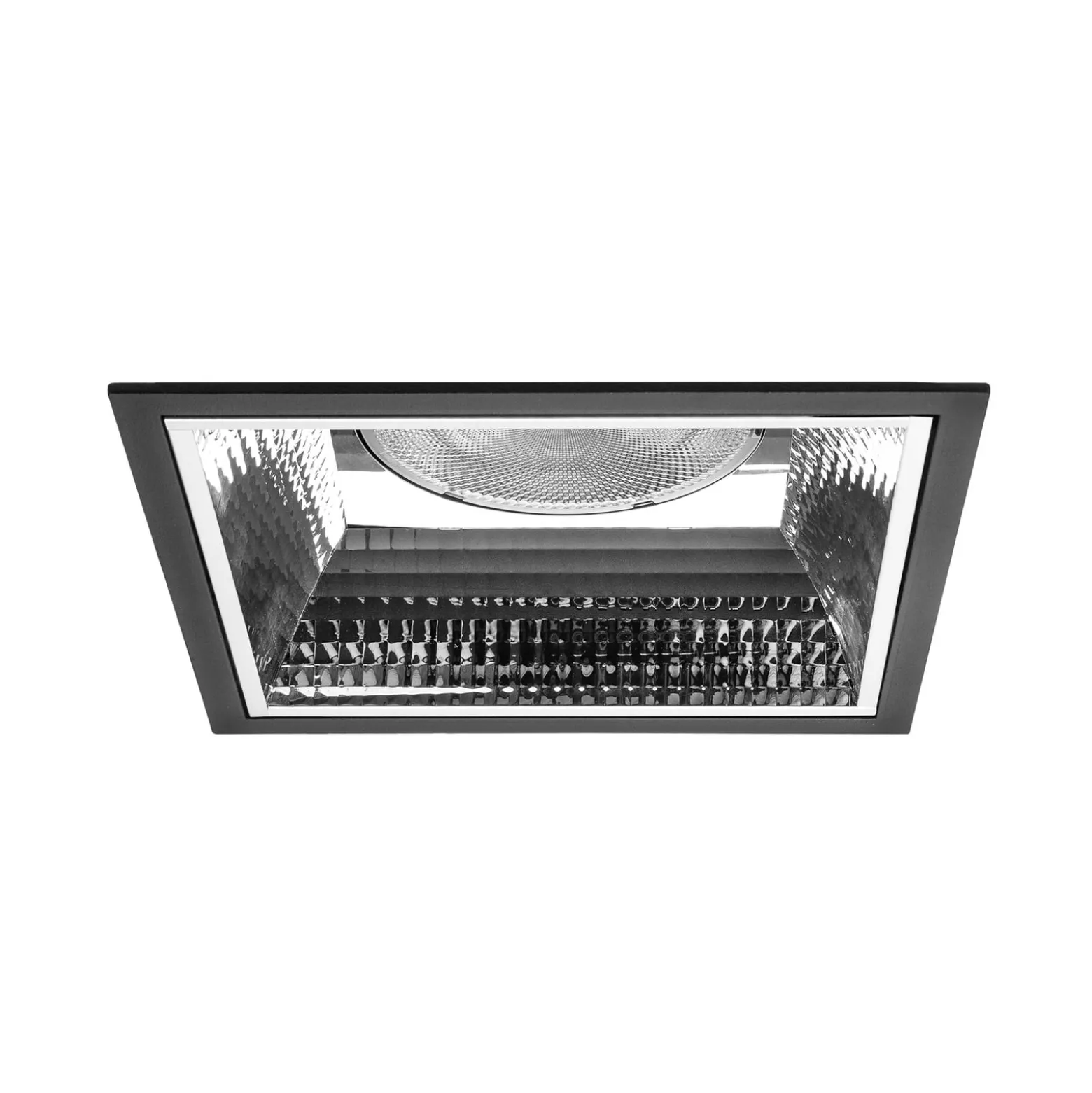 BRUMBERG Apollo Mega, facettiert, eckig, 4.000 K, schwarz