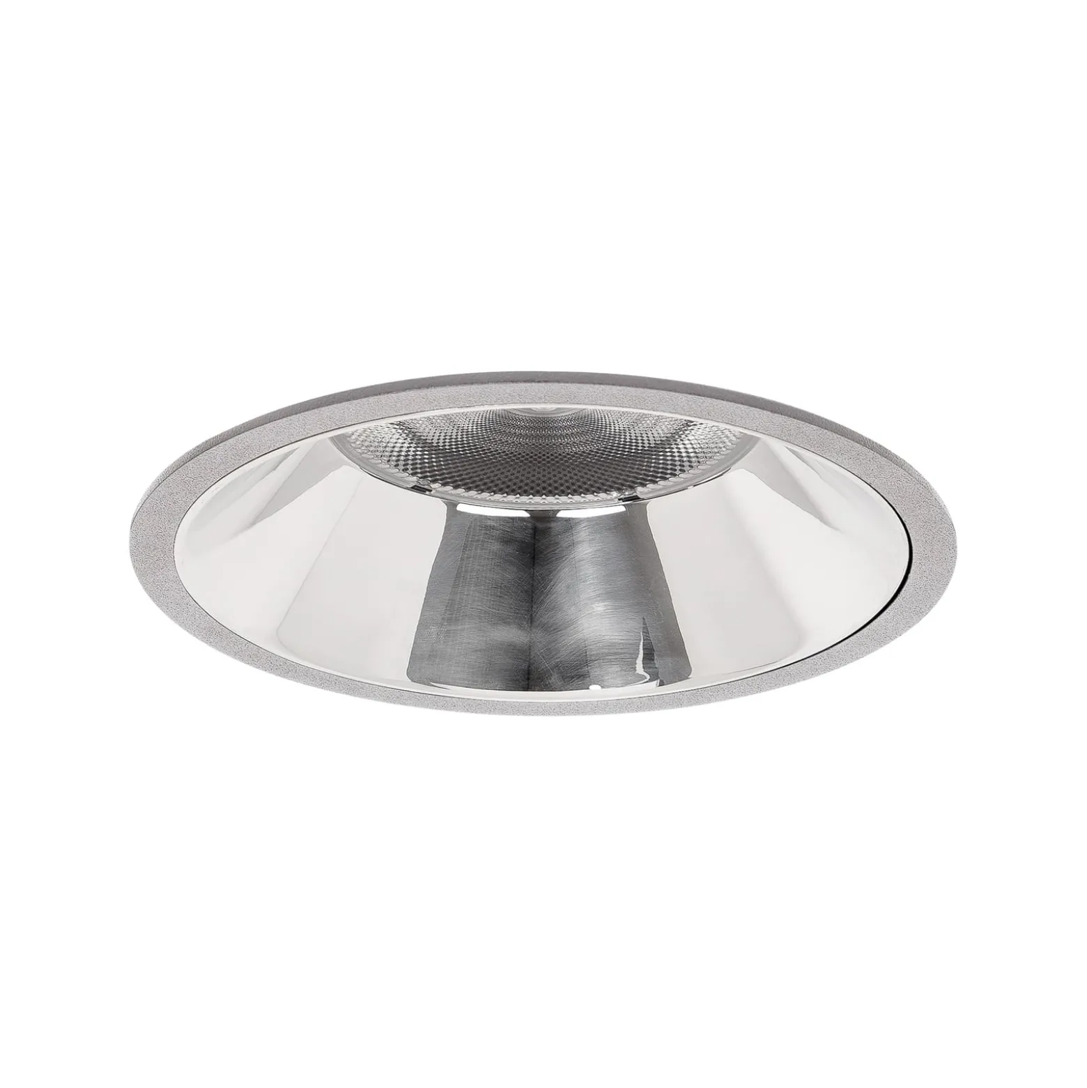 BRUMBERG Apollo Mega, glatt, rund, DALI, 3.000 K, silber