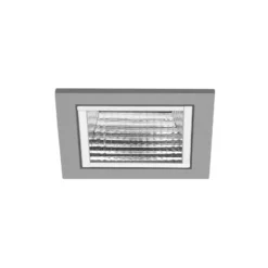 BRUMBERG Apollo Micro facettiert, eckig, DALI, 3500 K silber