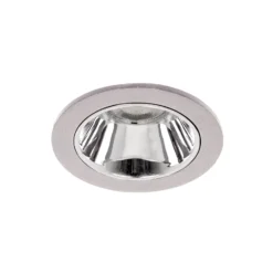 BRUMBERG Apollo Micro, glatt, rund, 4.000 K, silber