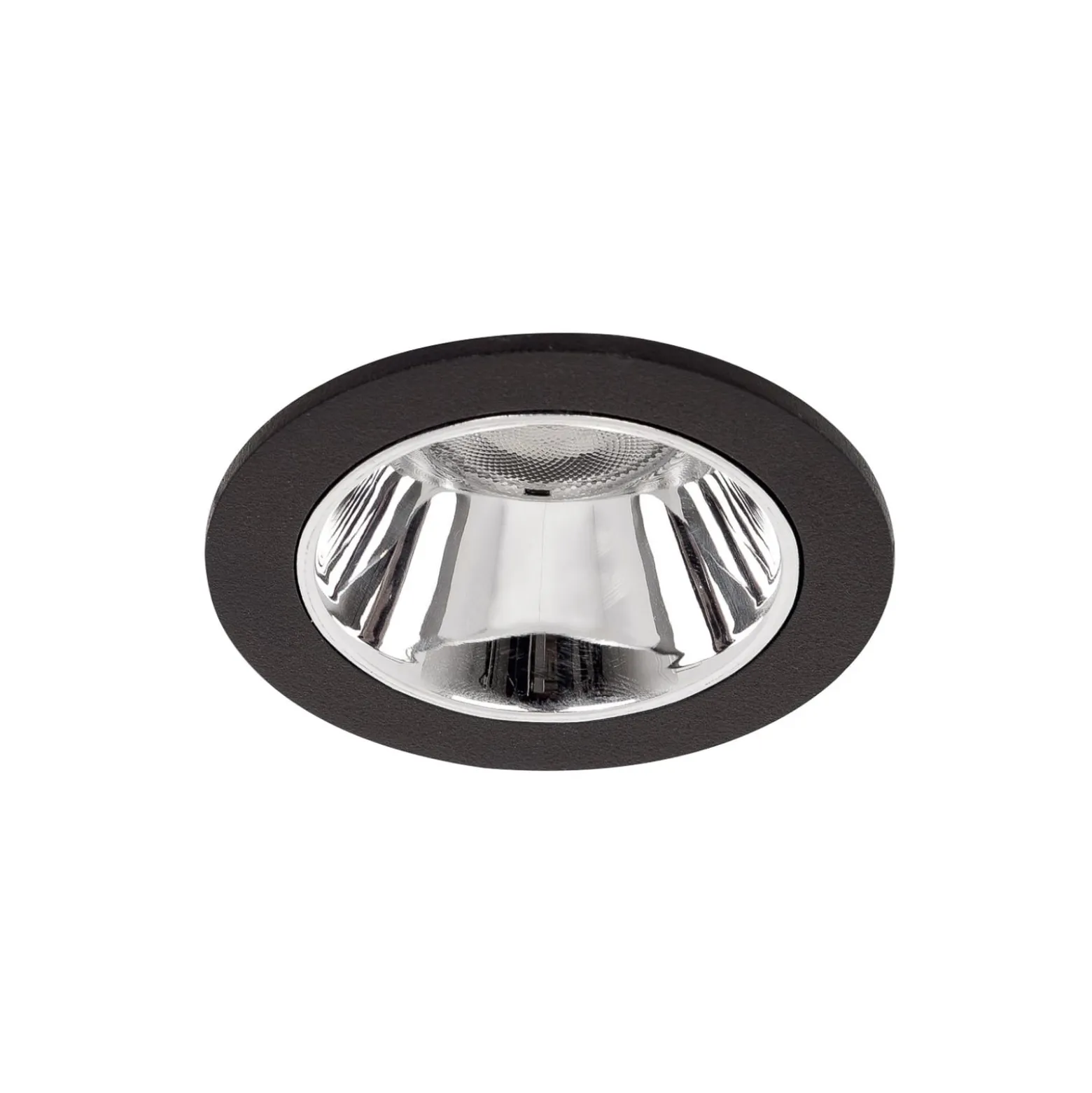 BRUMBERG Apollo Micro, glatt, rund, 3.500 K, schwarz