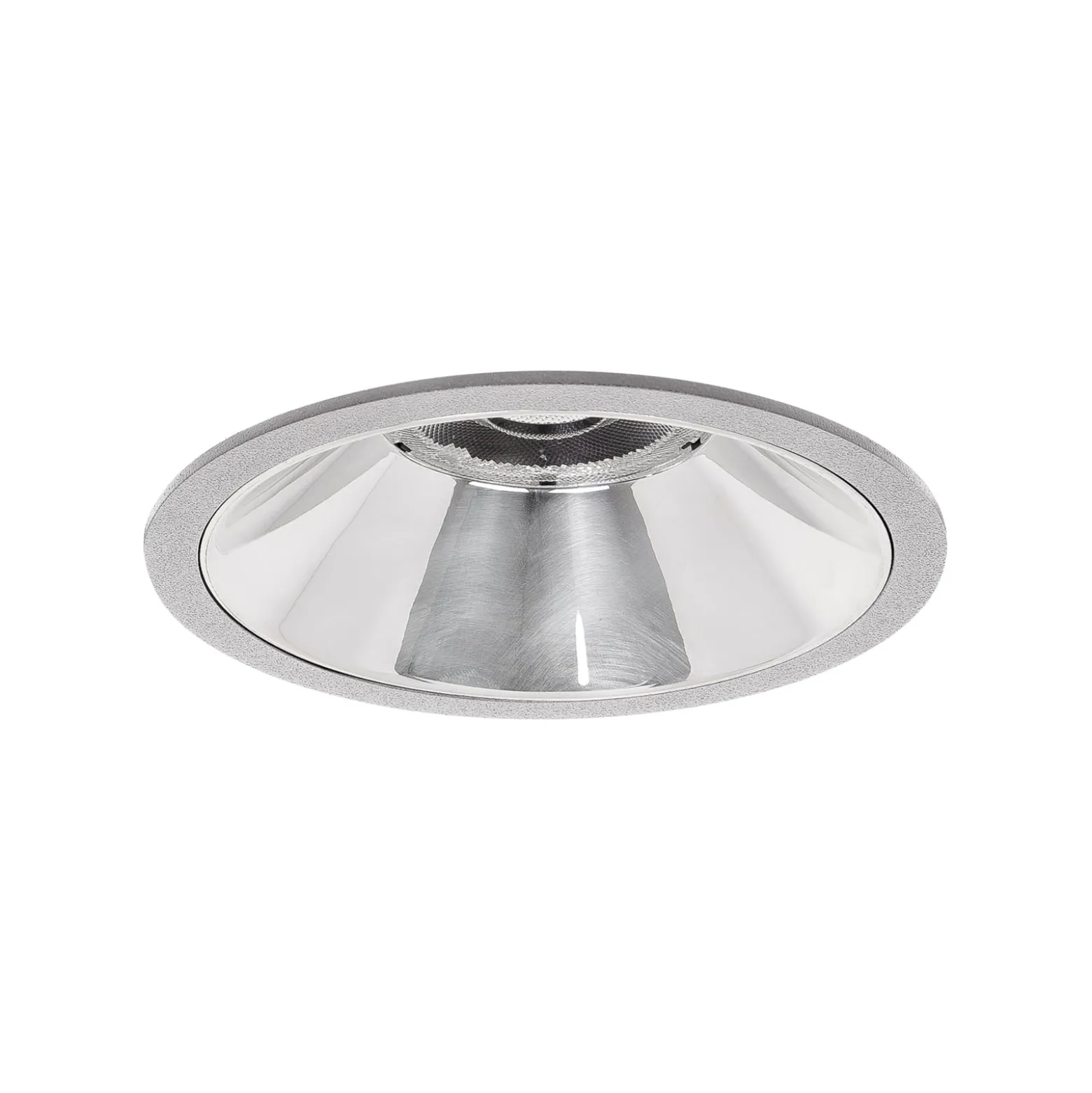 BRUMBERG Apollo Midi, Reflektor glatt, rund, 3.500 K, silber