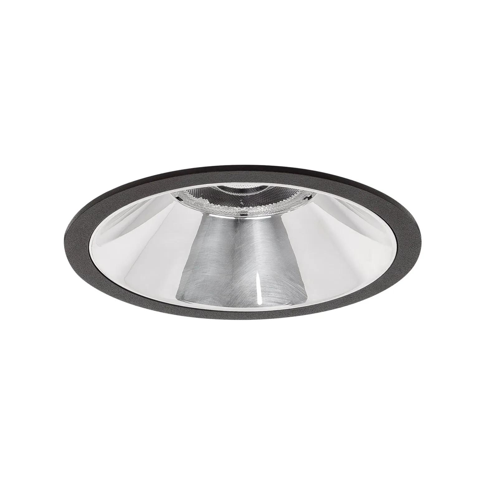 BRUMBERG Apollo Midi Reflektor glatt, rund, 4.000 K, schwarz