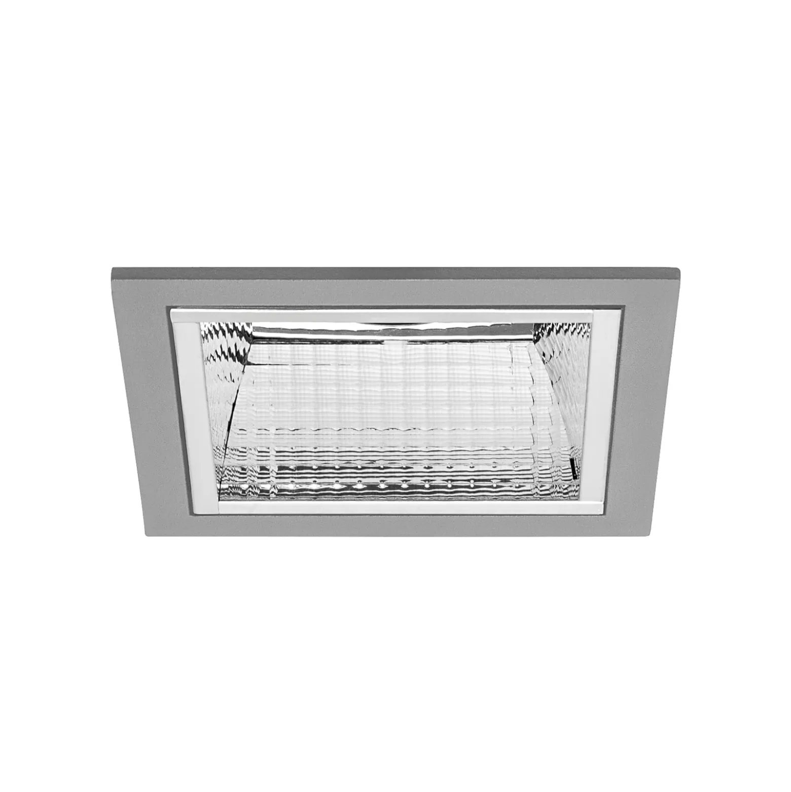 BRUMBERG Apollo Mini, facettiert, eckig, 3.000 K, silber
