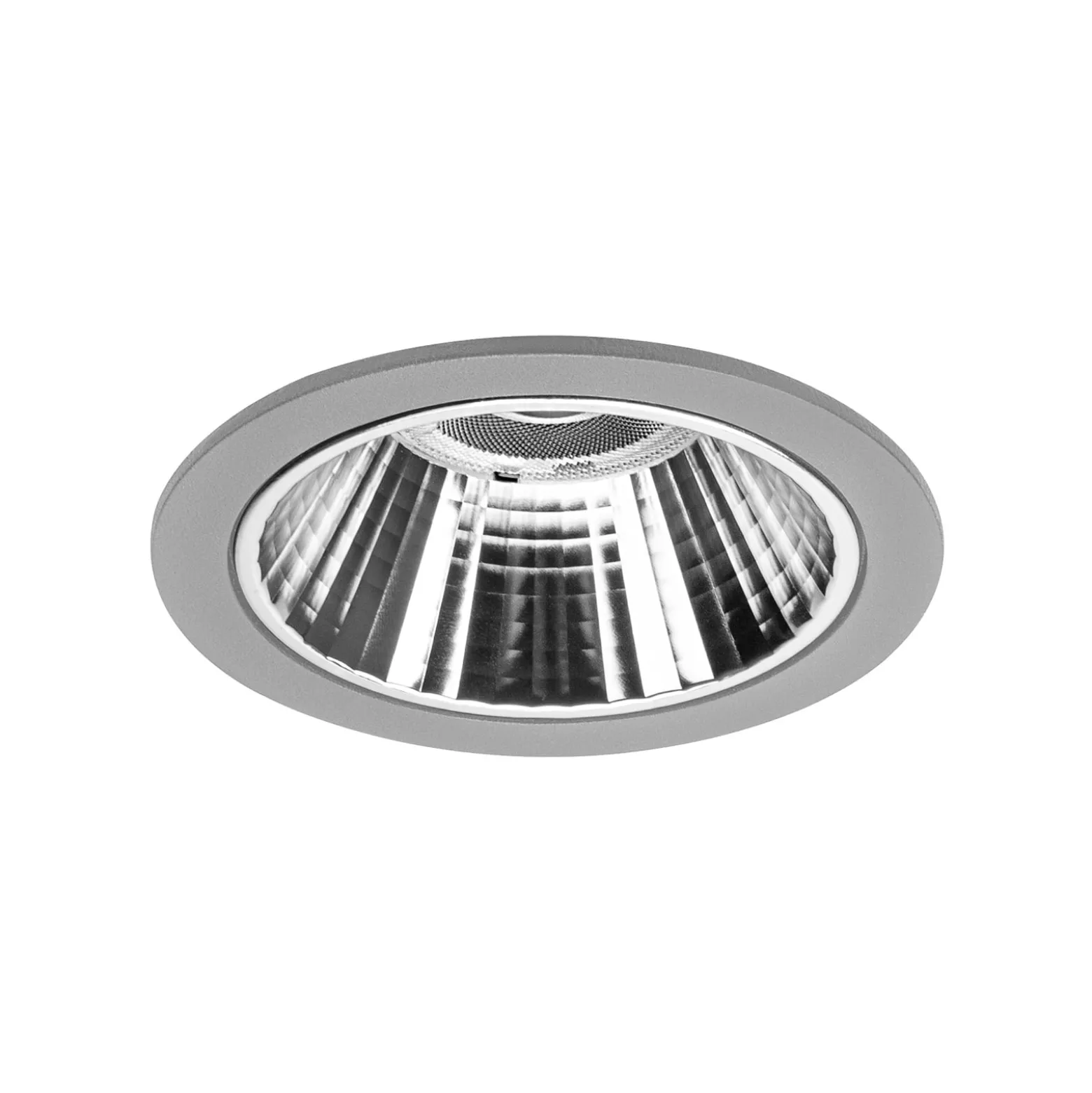 BRUMBERG Apollo Mini, facettiert, rund, 4.000 K, silber