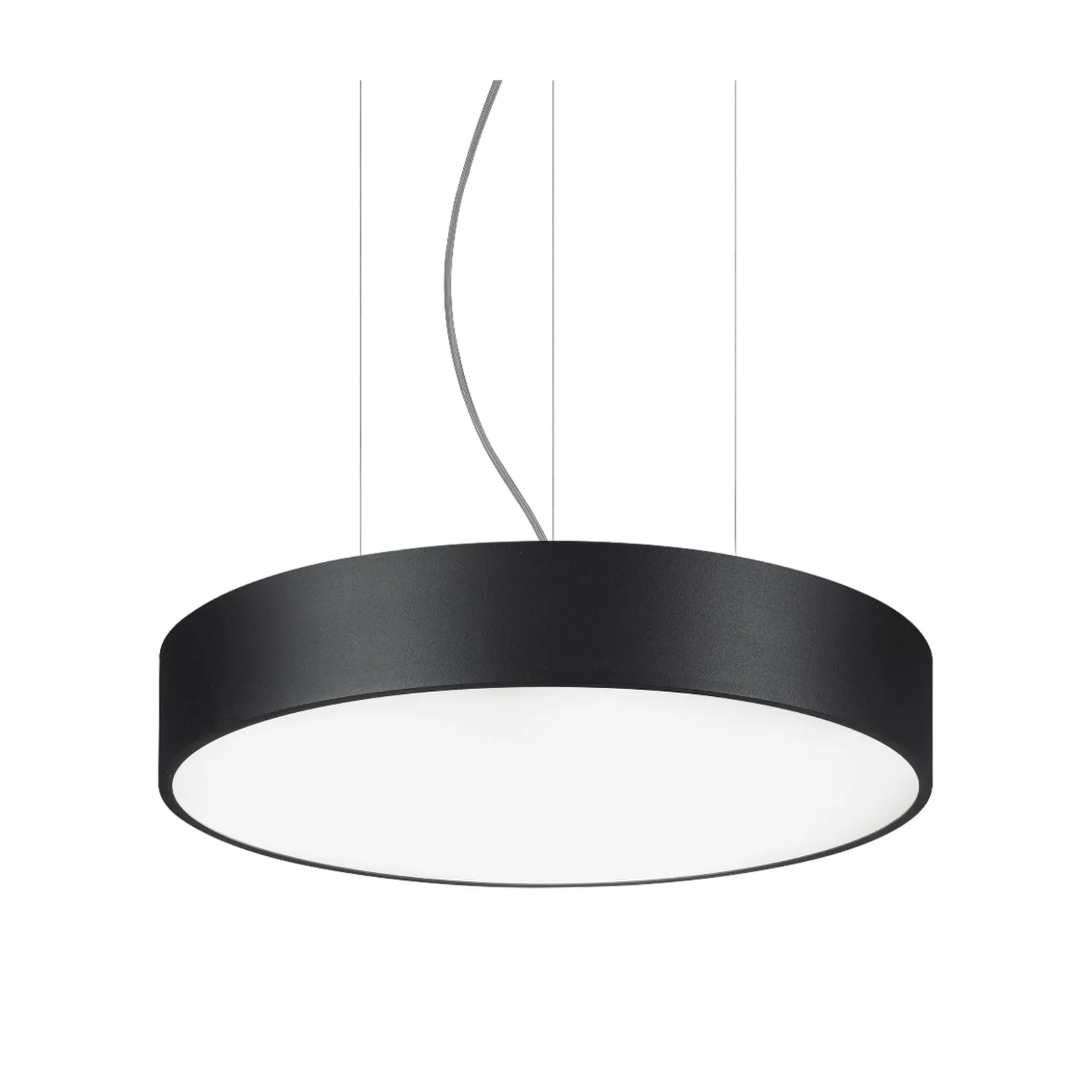BRUMBERG Biro Circle direkt Ø 75 cm, on/off, schwarz, 4000 K