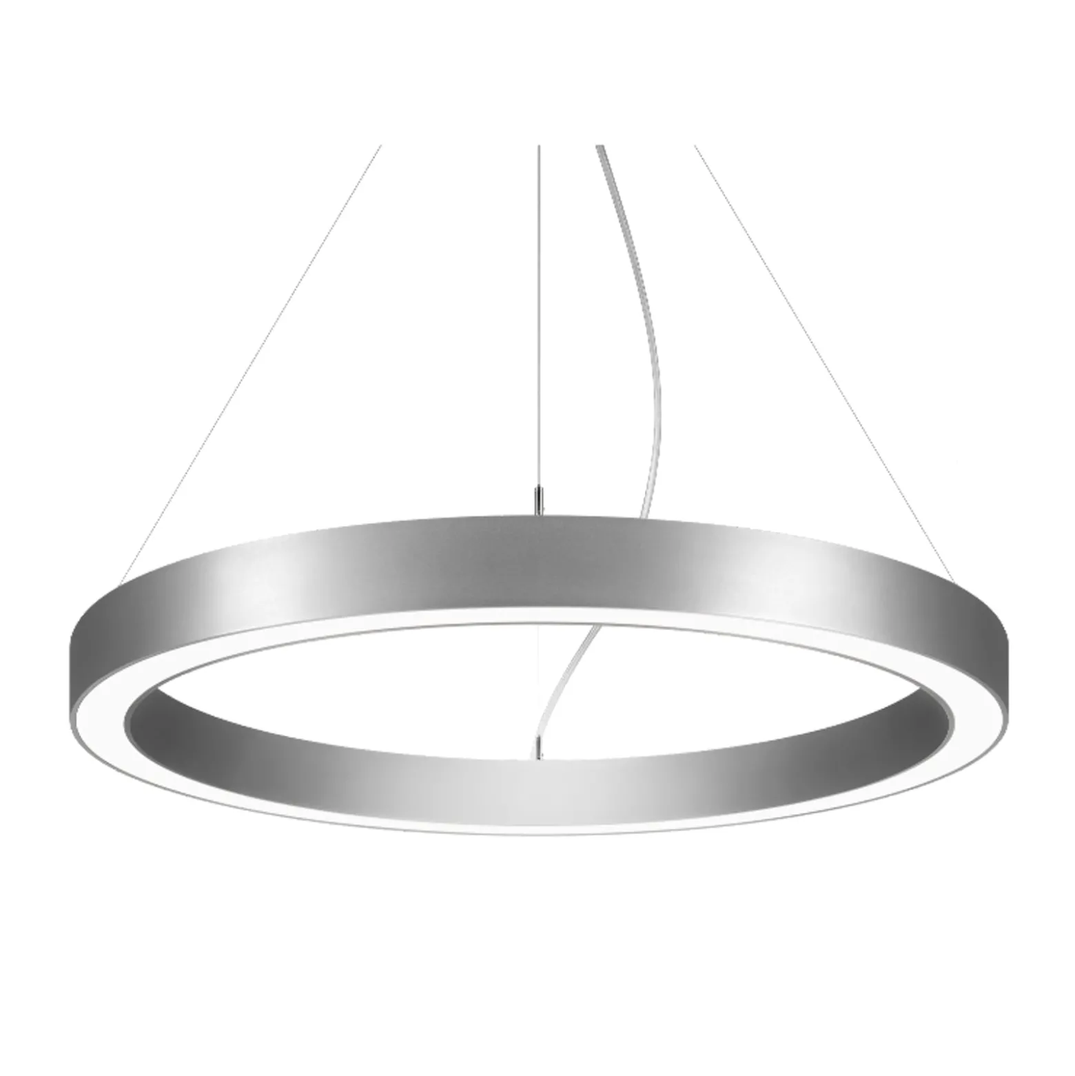 BRUMBERG Biro Circle Ring10 direkt DALI Ø 45cm silber 3000K