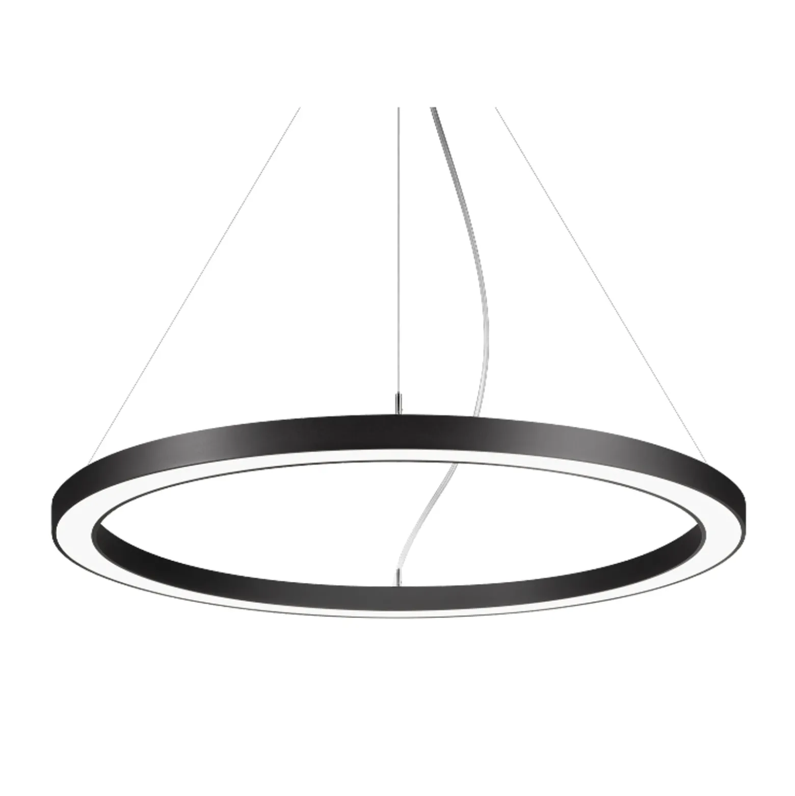 BRUMBERG Biro Circle Ring5 direkt Ø 75 cm on/off schwarz 840