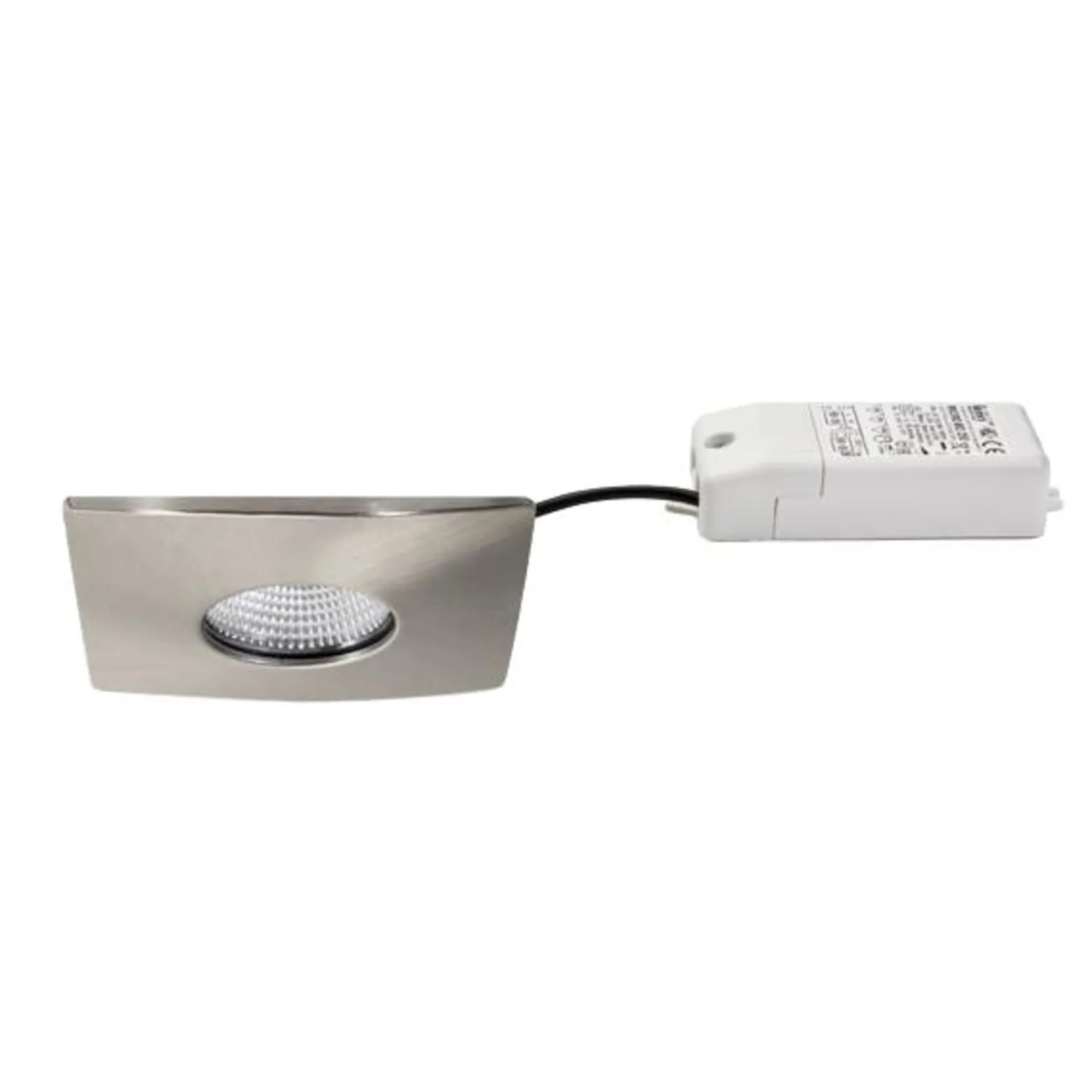 BRUMBERG Chooose LED-Einbaudownlight eckig, nickel