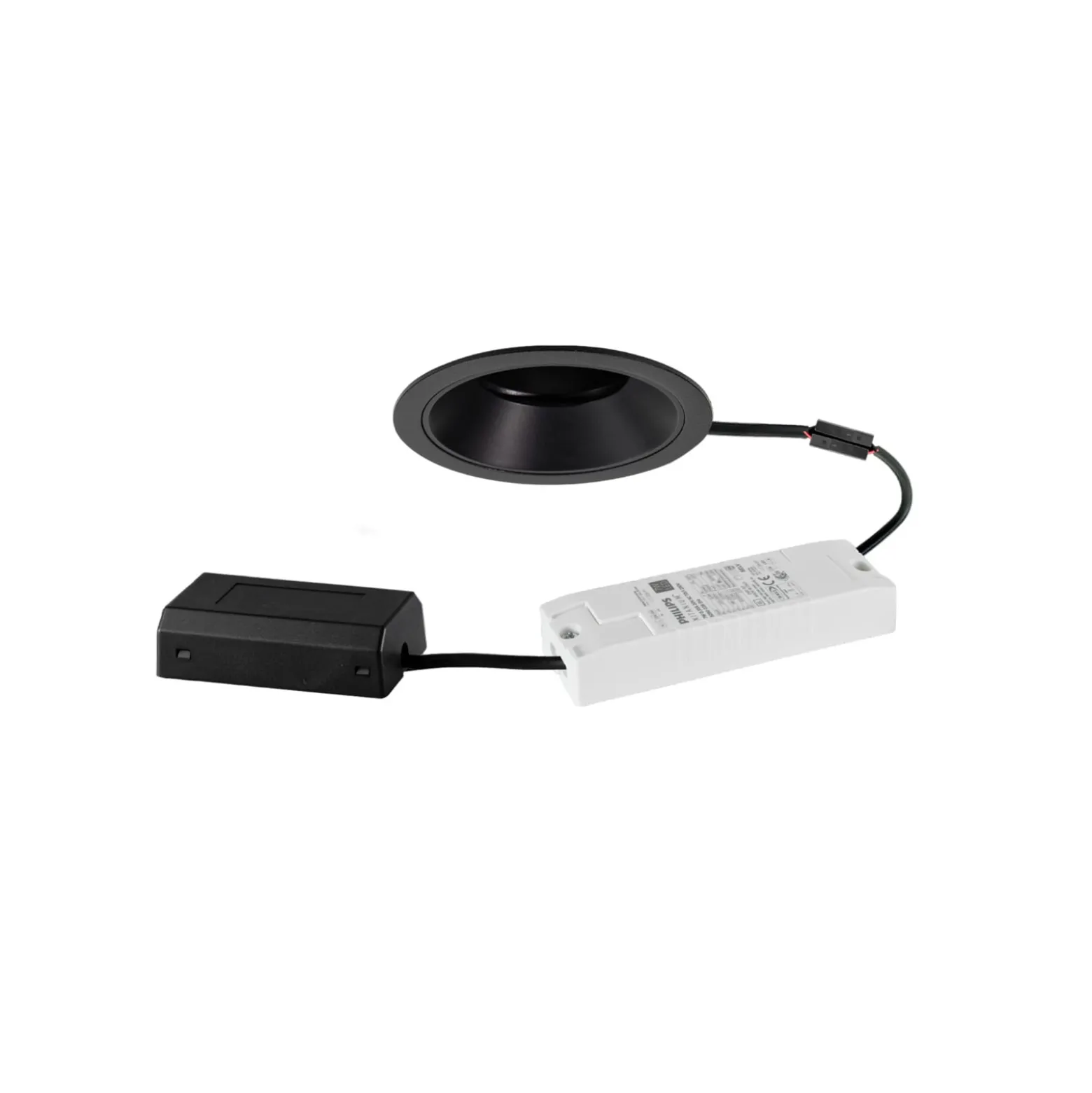 BRUMBERG Downlight Binato DALI Anschlussbox 3.000 K schwarz