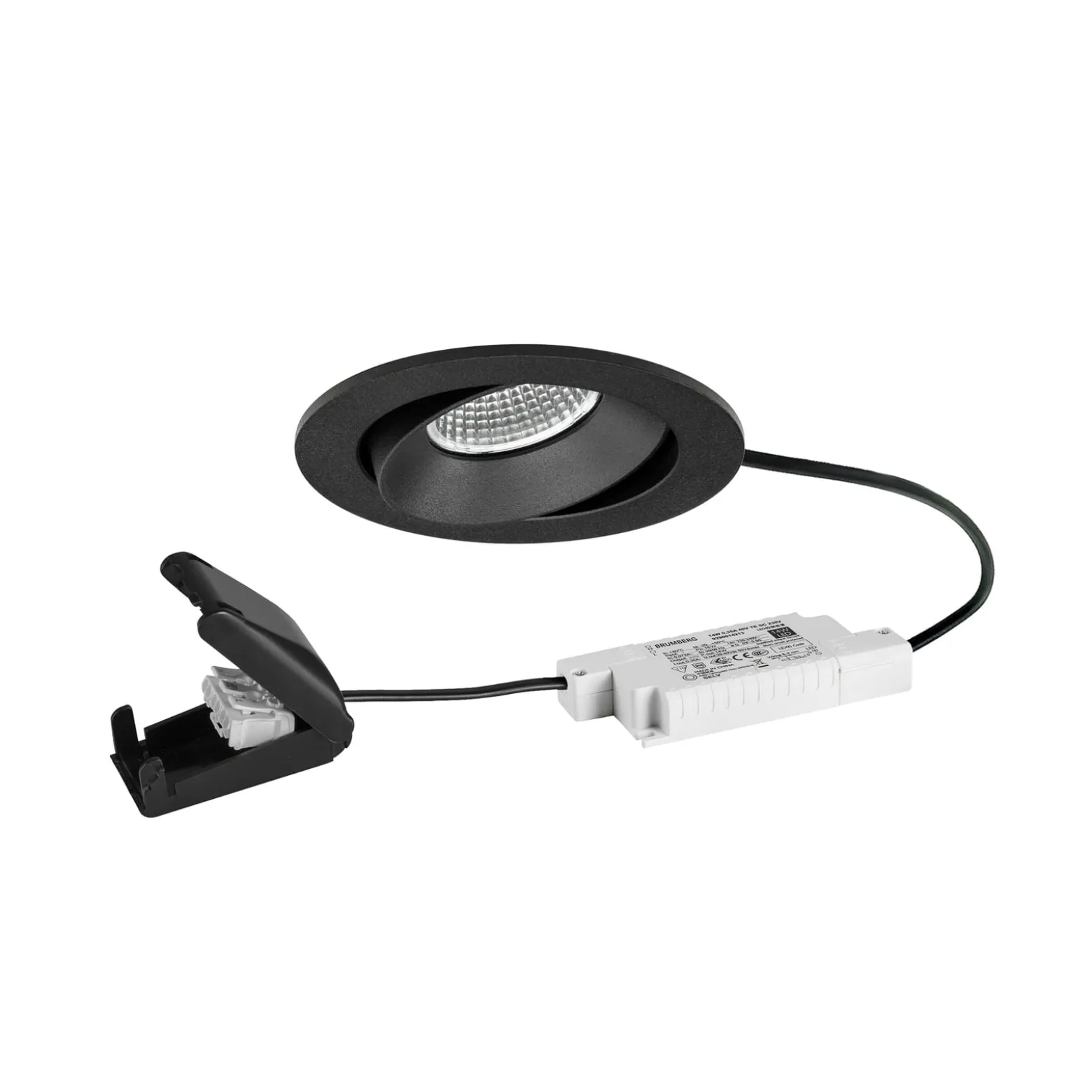 BRUMBERG LED-Einbauspot BB35 RC Anschlussbox strukturschwarz