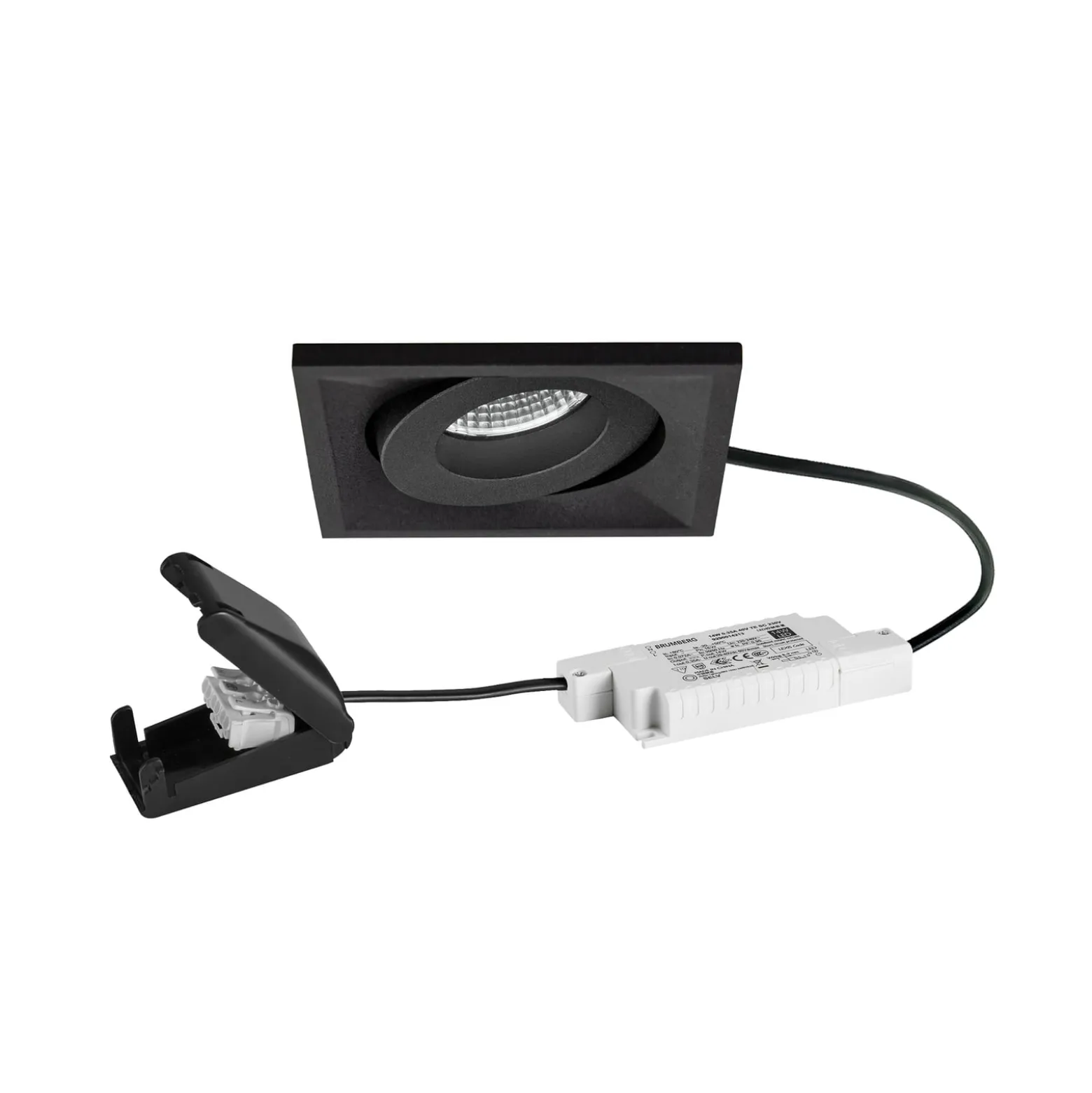 BRUMBERG LED-Einbauspot BB36 RC Anschlussbox strukturschwarz