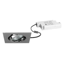 BRUMBERG LED-Einbauspot Tirrel-S, RC-dimmbar, chrom