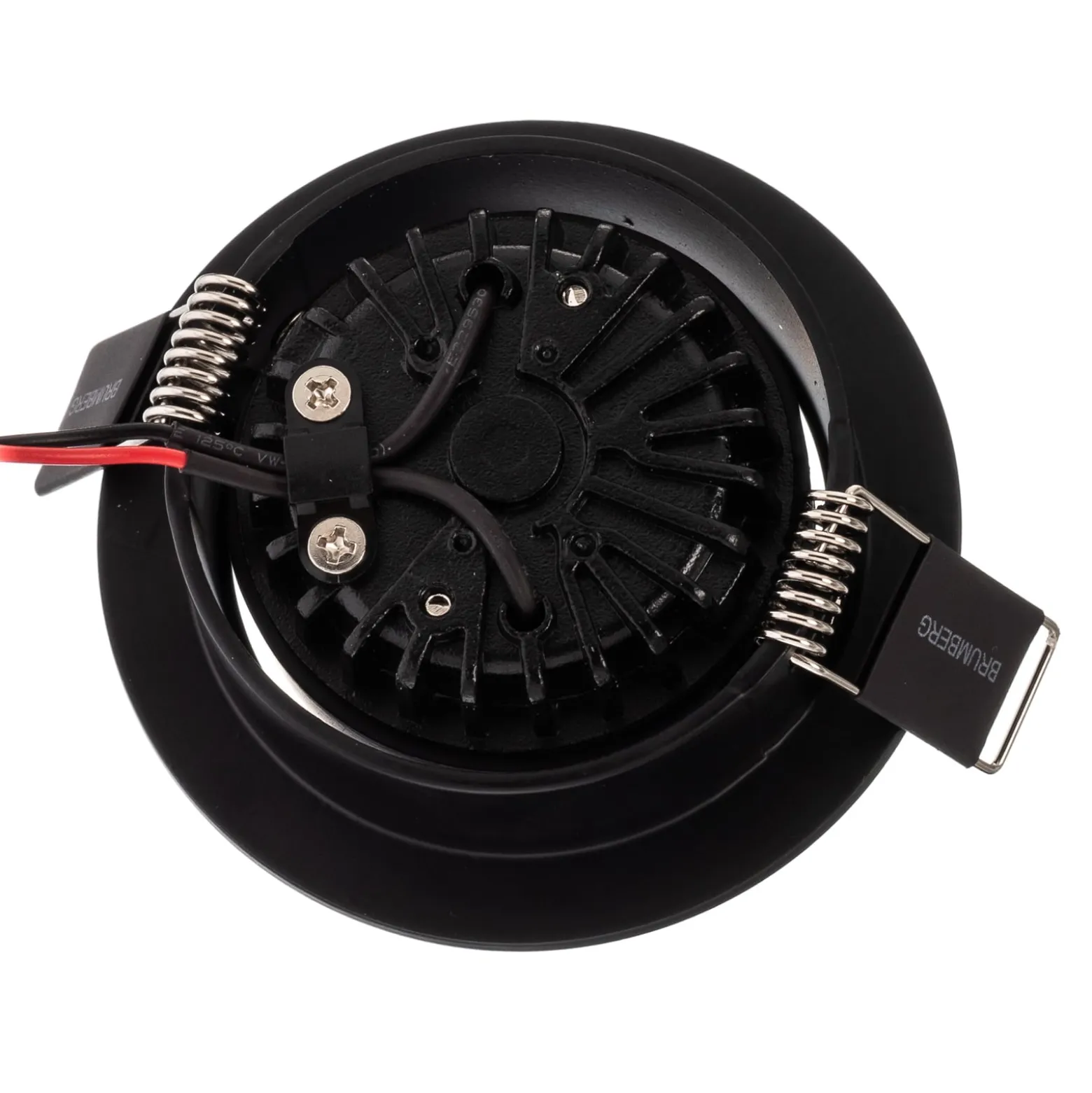 BRUMBERG LED-Einbaustrahler 38° rund schwarz 3000K