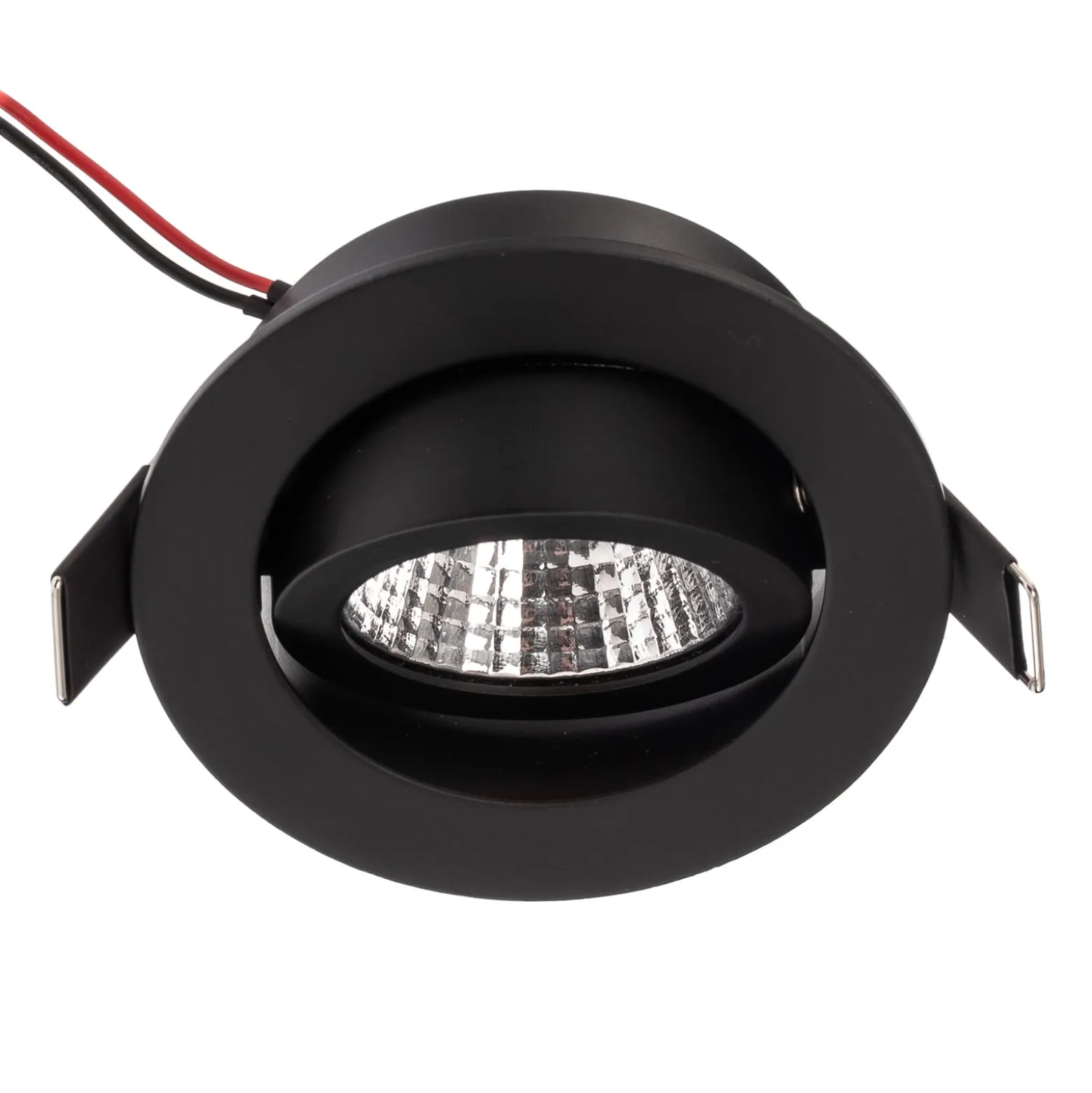 BRUMBERG LED-Einbaustrahler 38° rund schwarz 3000K