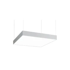BRUMBERG LED-Pendel Biro Square, DALI dimmbar, silber, 3000K