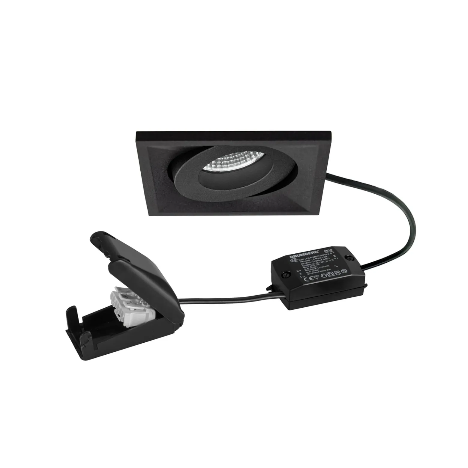 BRUMBERG LED-Spot BB36 on/off Anschlussbox strukturschwarz