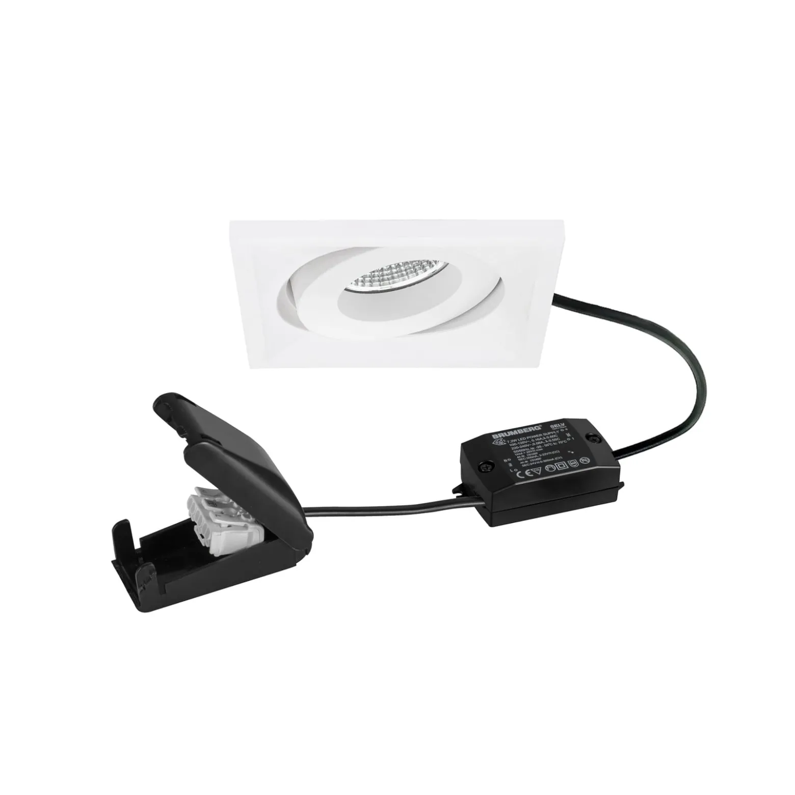 BRUMBERG LED-Spot BB36 on/off Anschlussbox strukturweiß