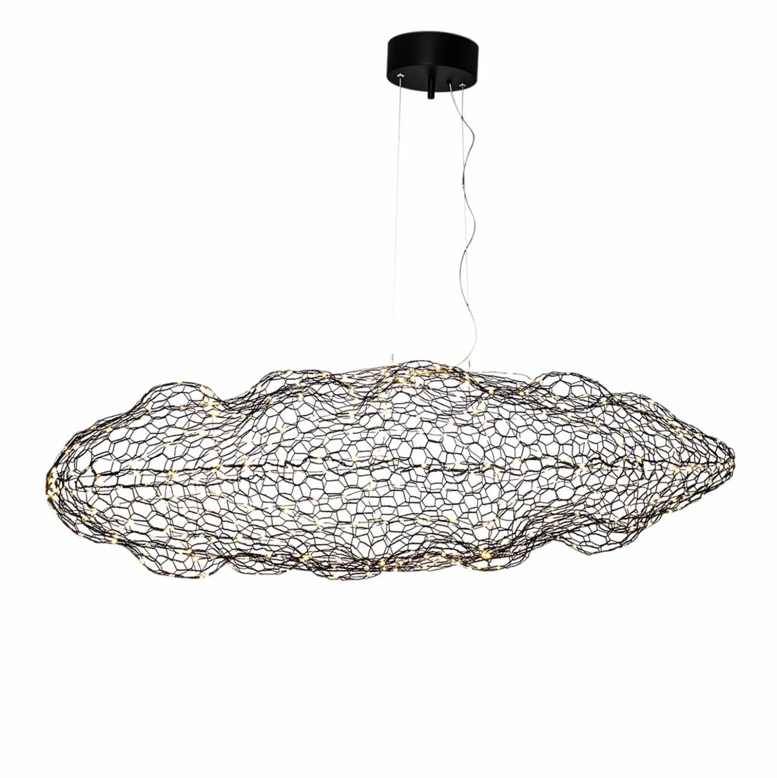 By Rydéns Hayden LED-Hängelampe schwarz matt 76cm