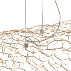 By Rydéns Hayden LED-Hängeleuchte, gold, 76 cm