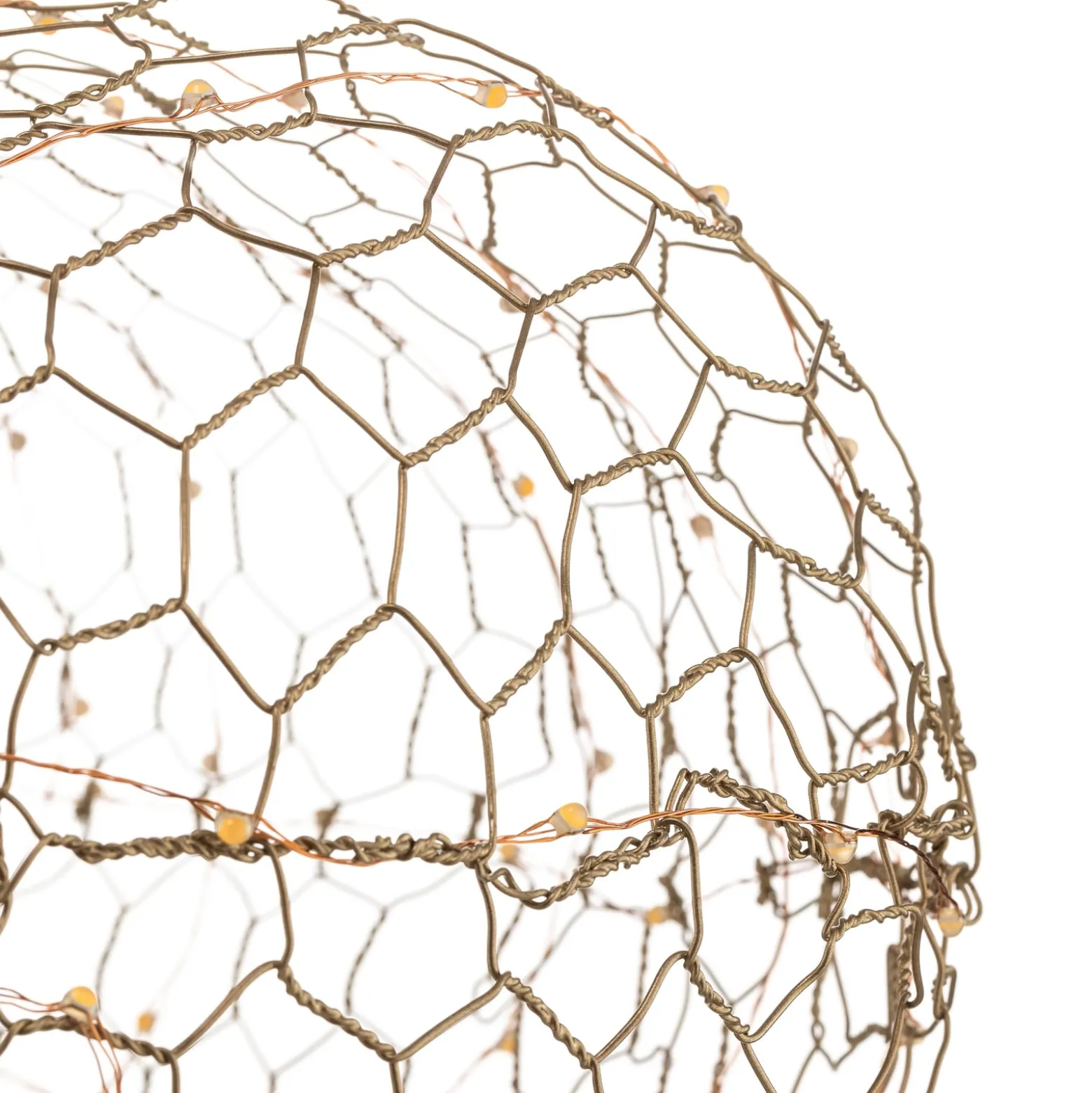 By Rydéns Hayden LED-Hängeleuchte, gold, 76 cm