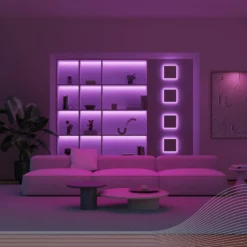 Calex LED-Strip Vibey, Länge 5 m, Stecker, Remote, RGB, CCT