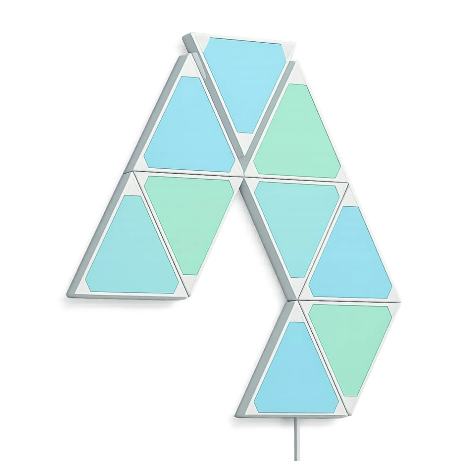 Calex Smart LED-Wandleuchte TRIANGLES, 9-teilig, RGBW, dim