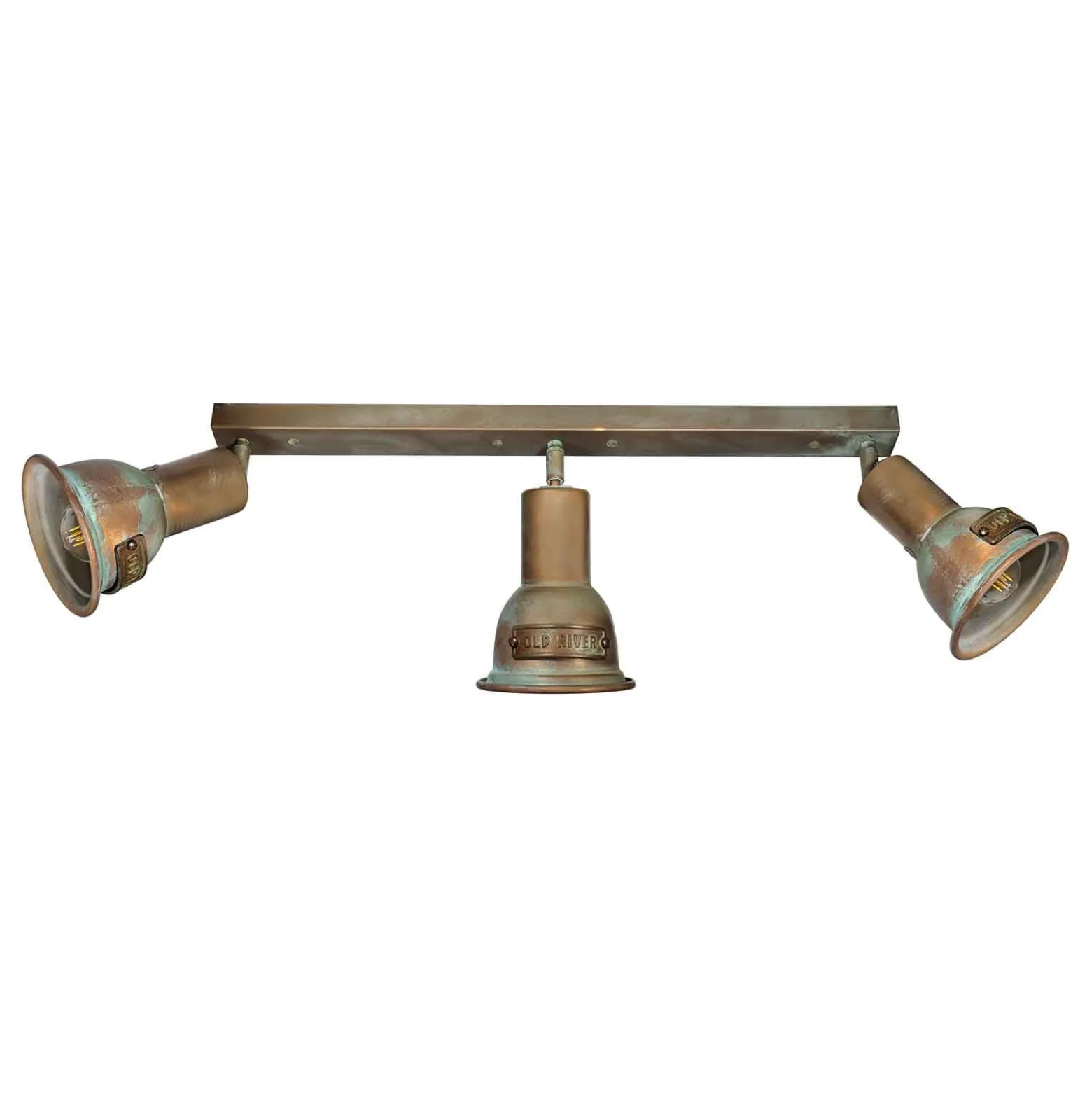 Deckenlampe Azali 1549.E27, 3-flg. messing antik