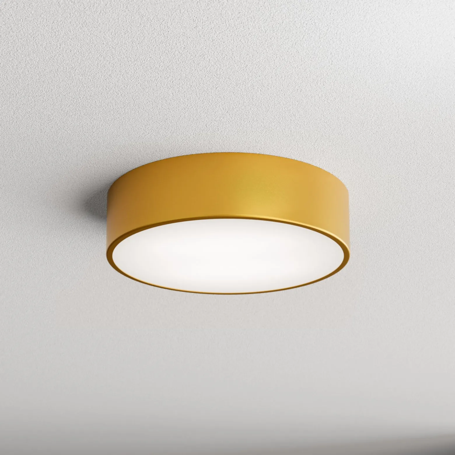 Deckenlampe Cleo 300, gold, Sensor, IP20, Ø 30 cm, Metall