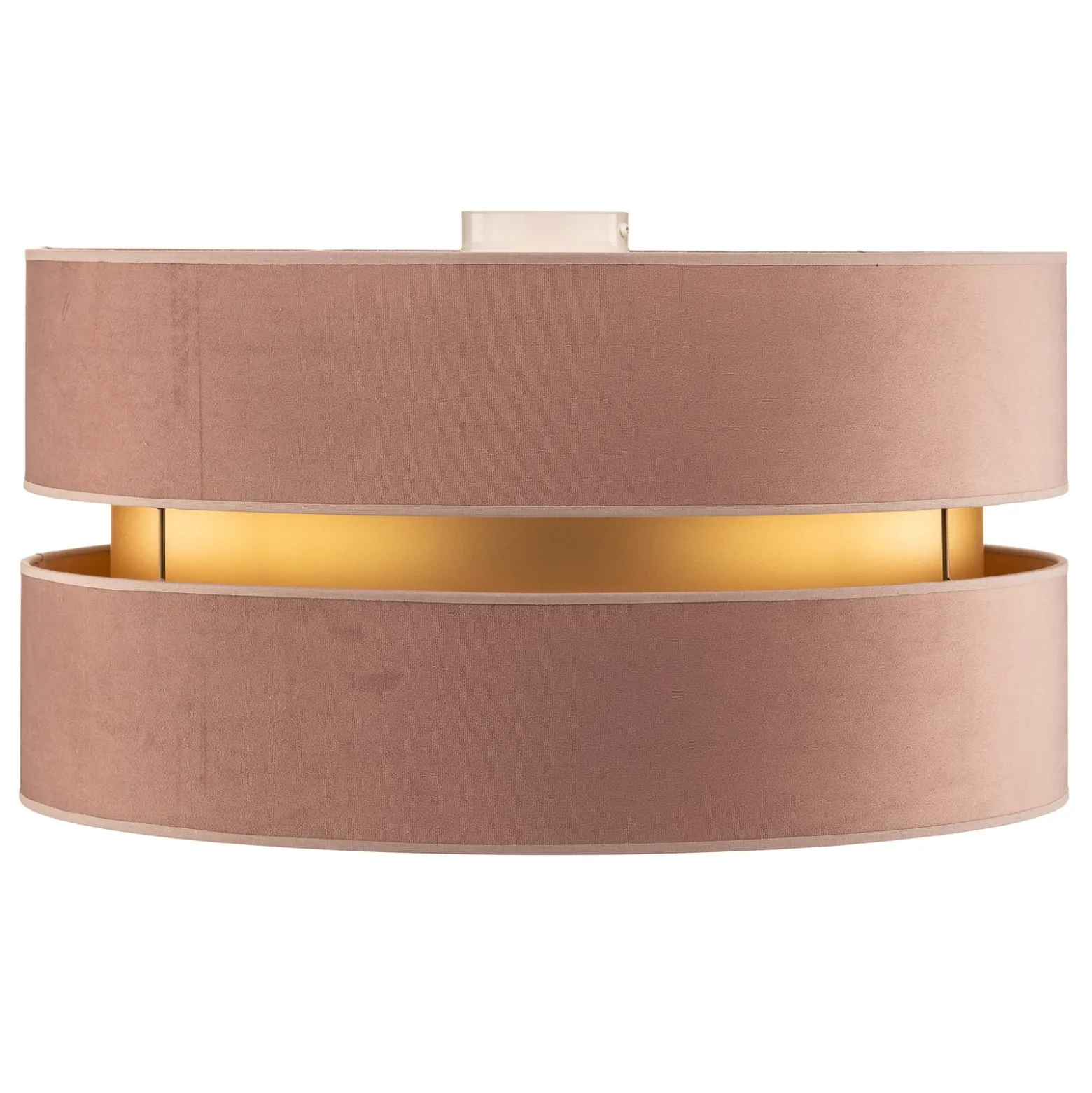 Deckenlampe Golden Duo Ø 60cm hellrosa/gold