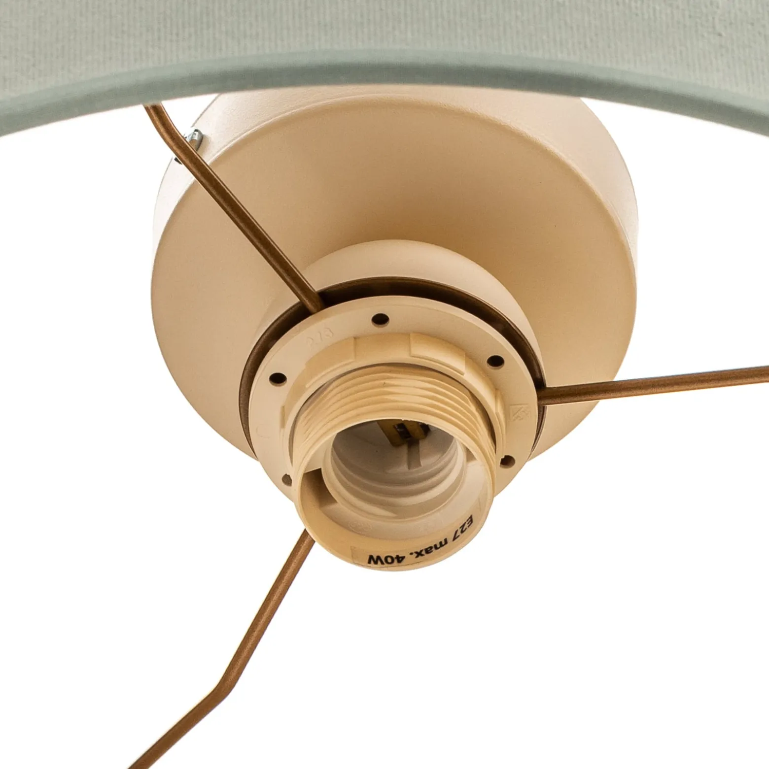 Deckenlampe Golden Roller Ø 40cm mintgrün/gold