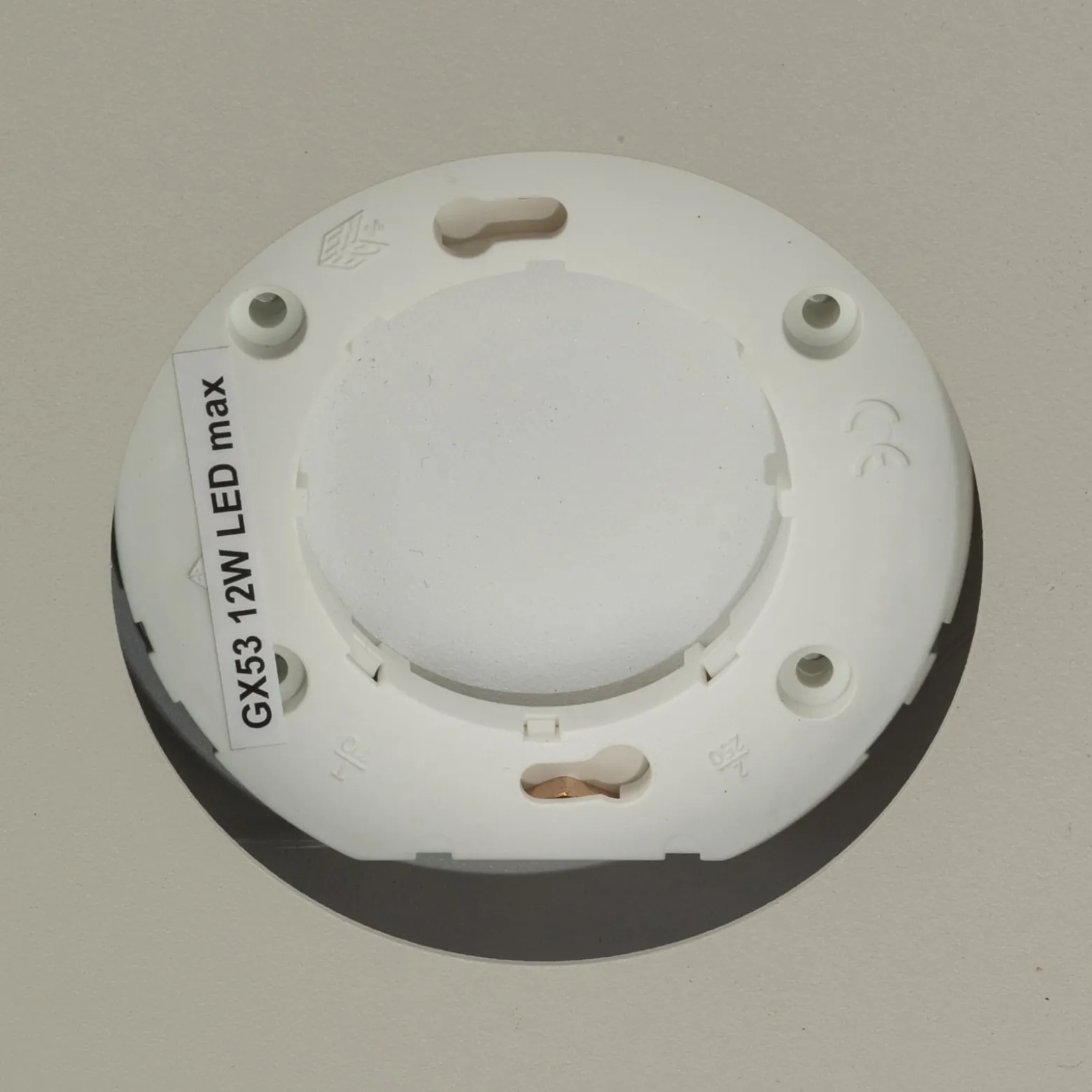 Deckenlampe Hero grau-beige, 4-fl., 75 x 12 cm, Metall, GX53