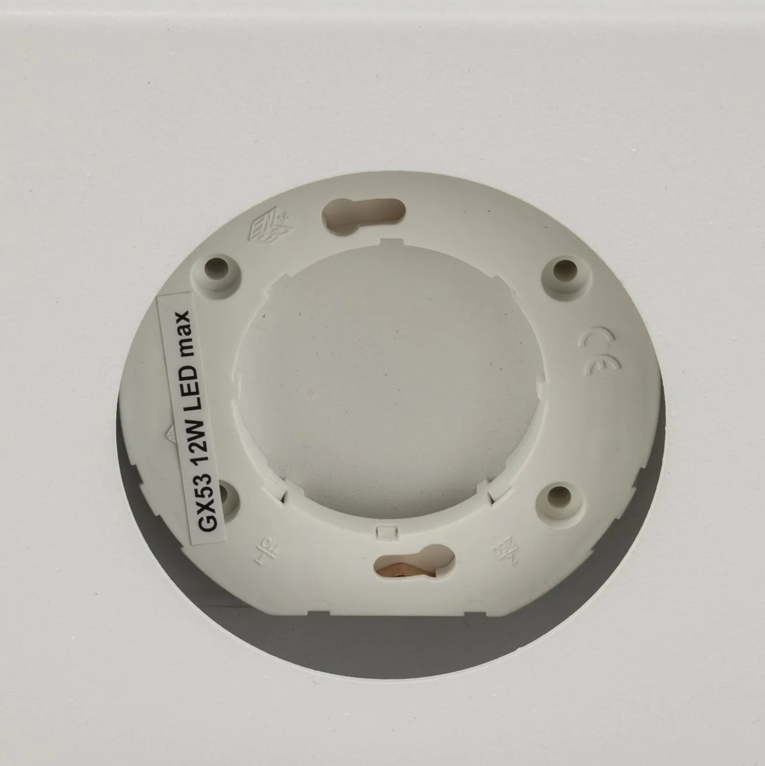 Deckenlampe Hero, weiß, 55 x 12 cm, 3-fl., Metall, GX53