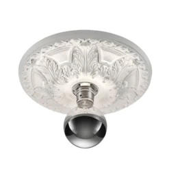 Deckenlampe Lilly, Gips, Stuckoptik Ø 30 cm