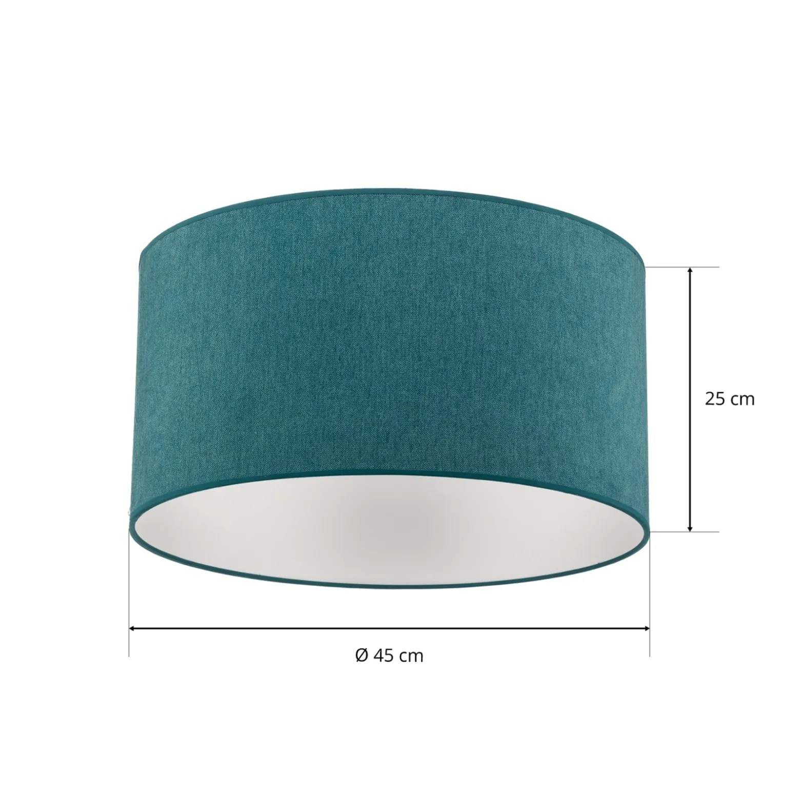 Deckenlampe Pastell Roller Ø 45cm türkis