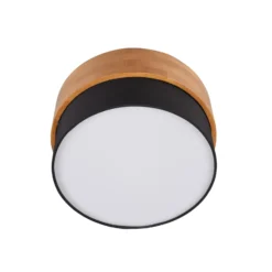 Deckenlampe Seasons, holz/schwarz Ø 30 cm