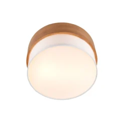 Deckenlampe Seasons, holz/weiß Ø 30 cm
