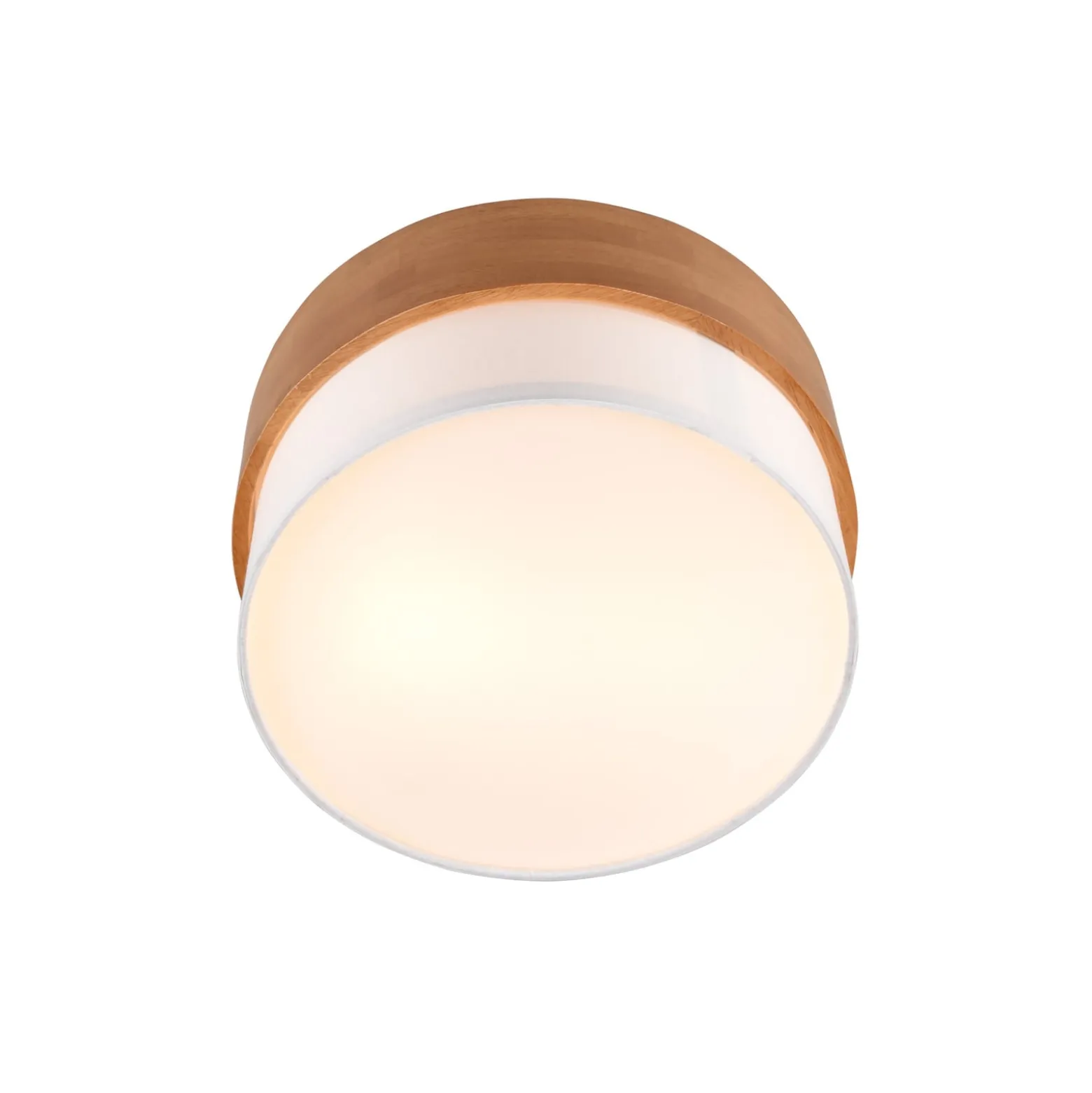 Deckenlampe Seasons, holz/weiß Ø 30 cm